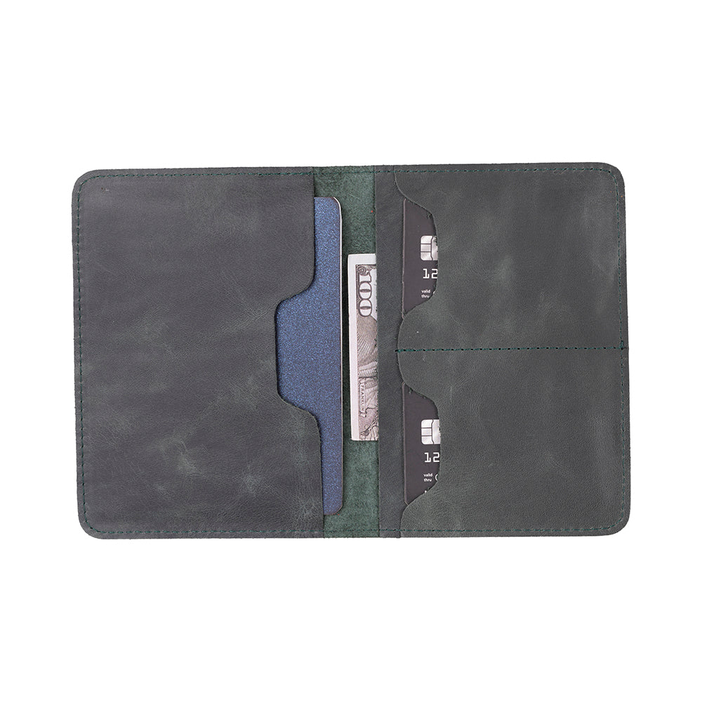 Portefeuille passeport en cuir Viaggio