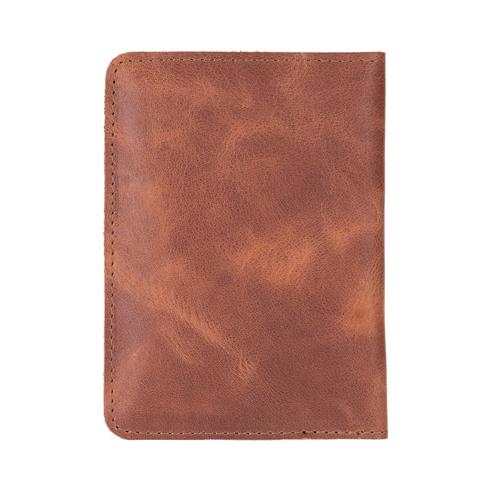 Portefeuille passeport en cuir Viaggio