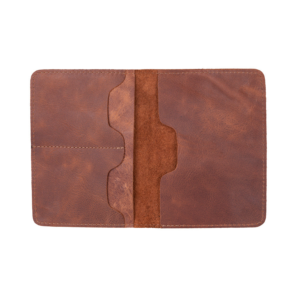Portefeuille passeport en cuir Viaggio