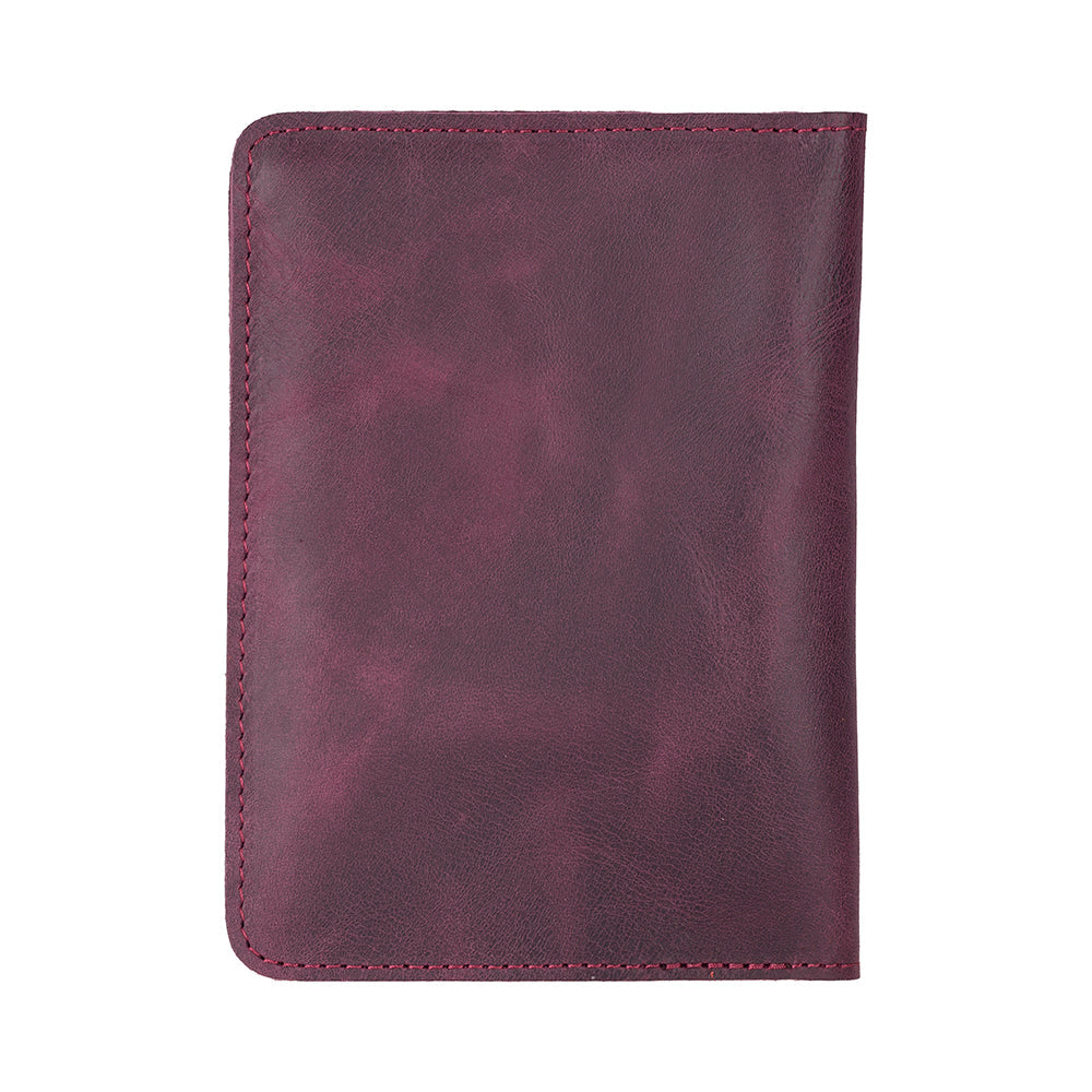 Portefeuille passeport en cuir Viaggio