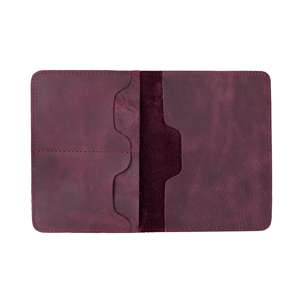 Portefeuille passeport en cuir Viaggio
