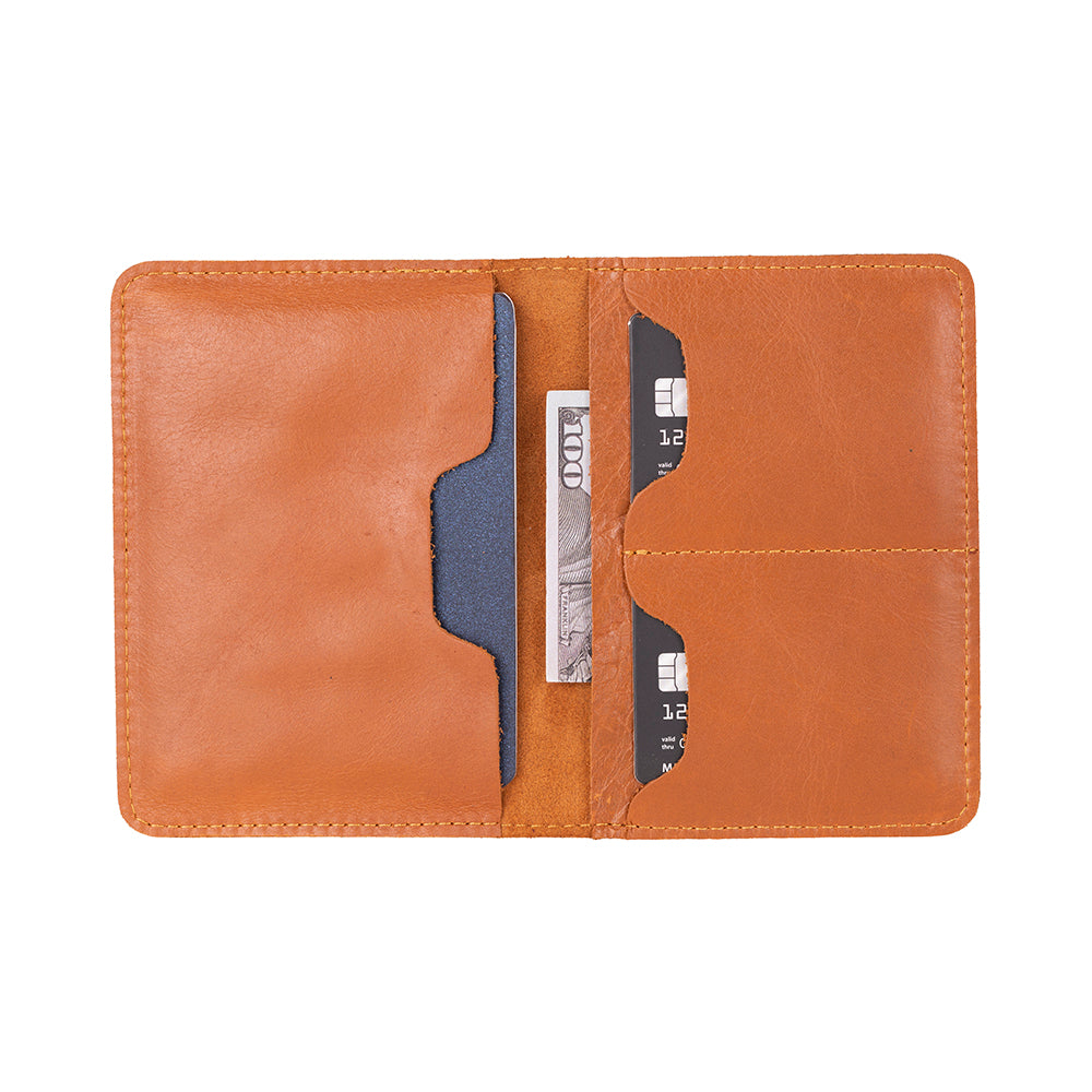 Portefeuille passeport en cuir Viaggio