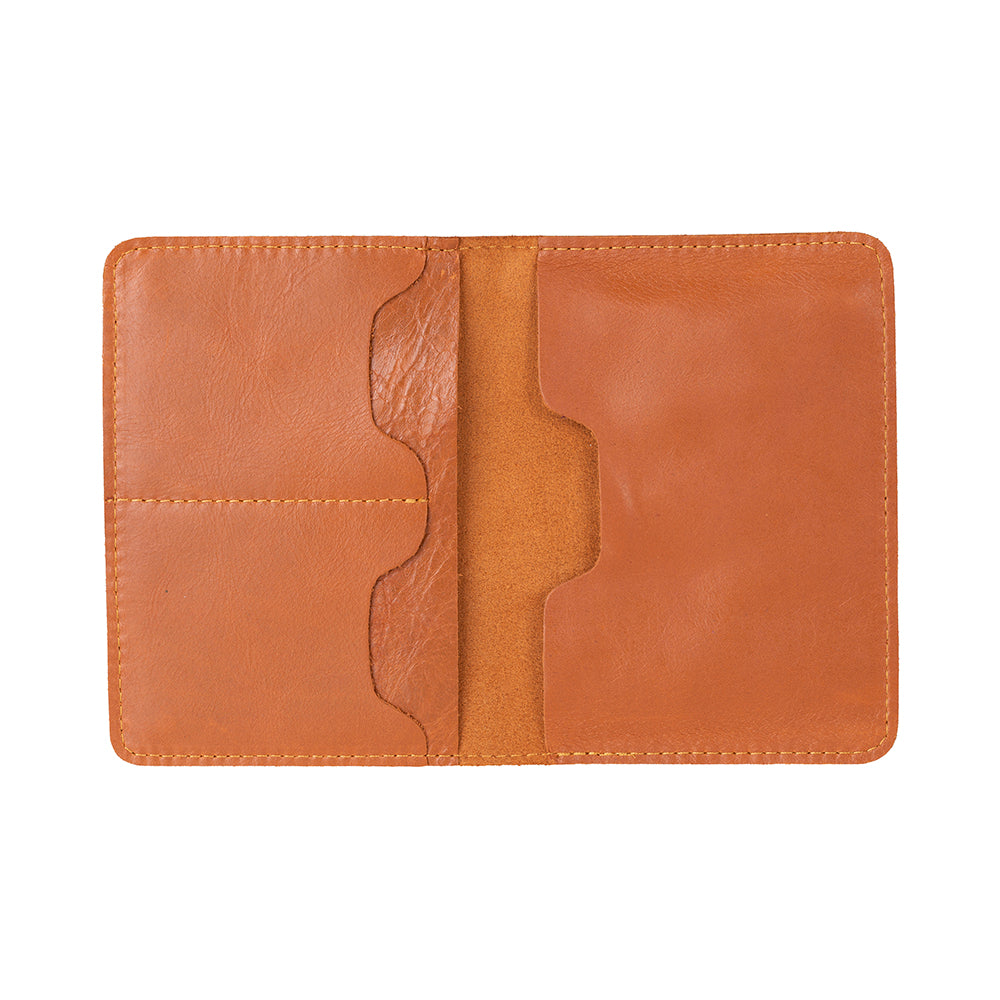 Portefeuille passeport en cuir Viaggio