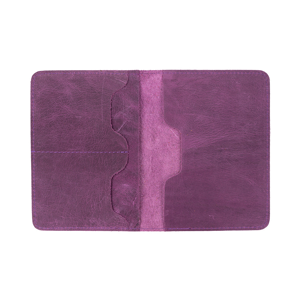 Portefeuille passeport en cuir Viaggio