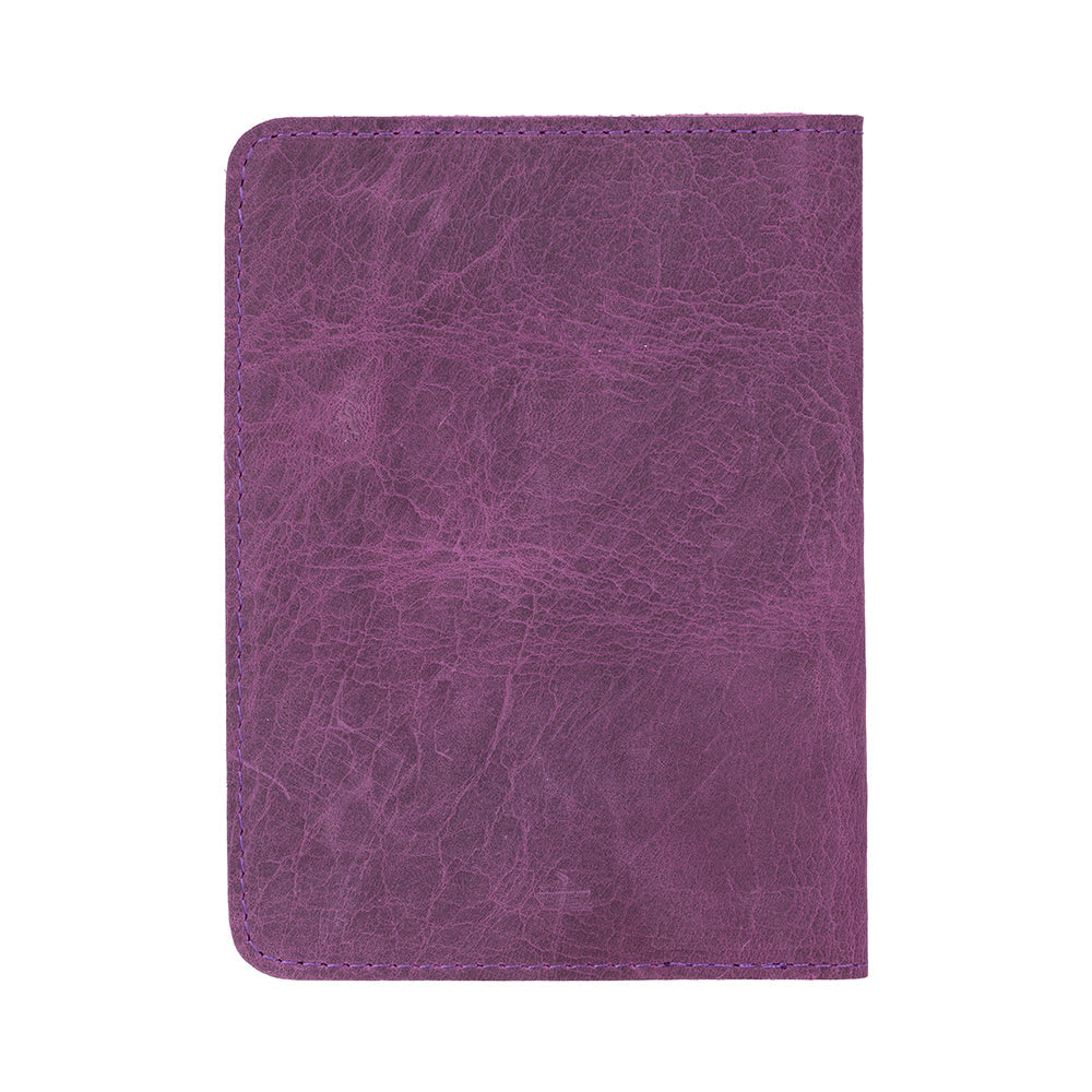 Portefeuille passeport en cuir Viaggio