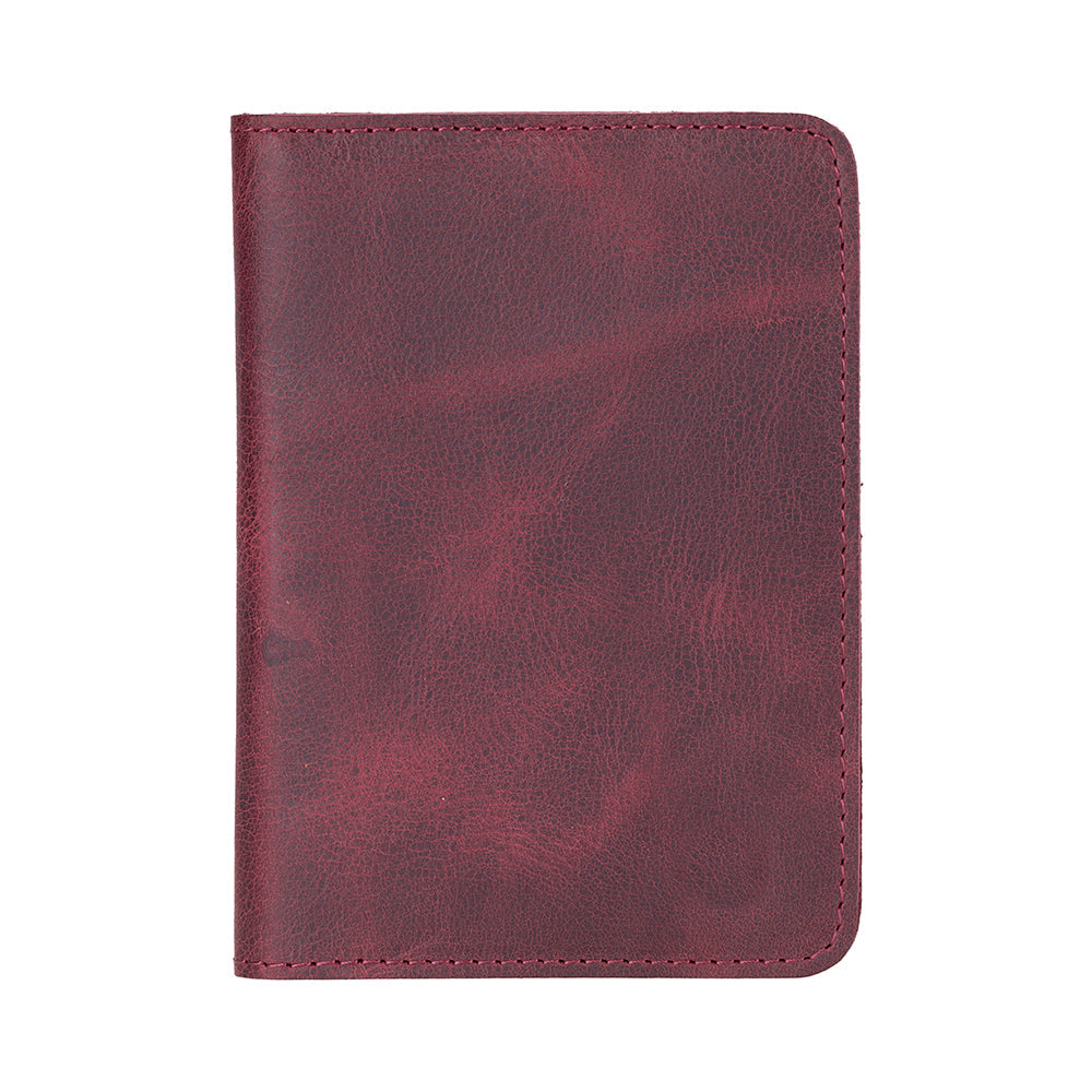 Portefeuille passeport en cuir Viaggio