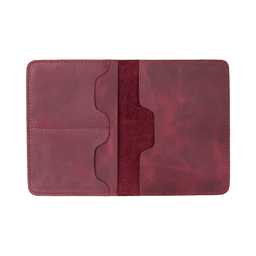 Portefeuille passeport en cuir Viaggio