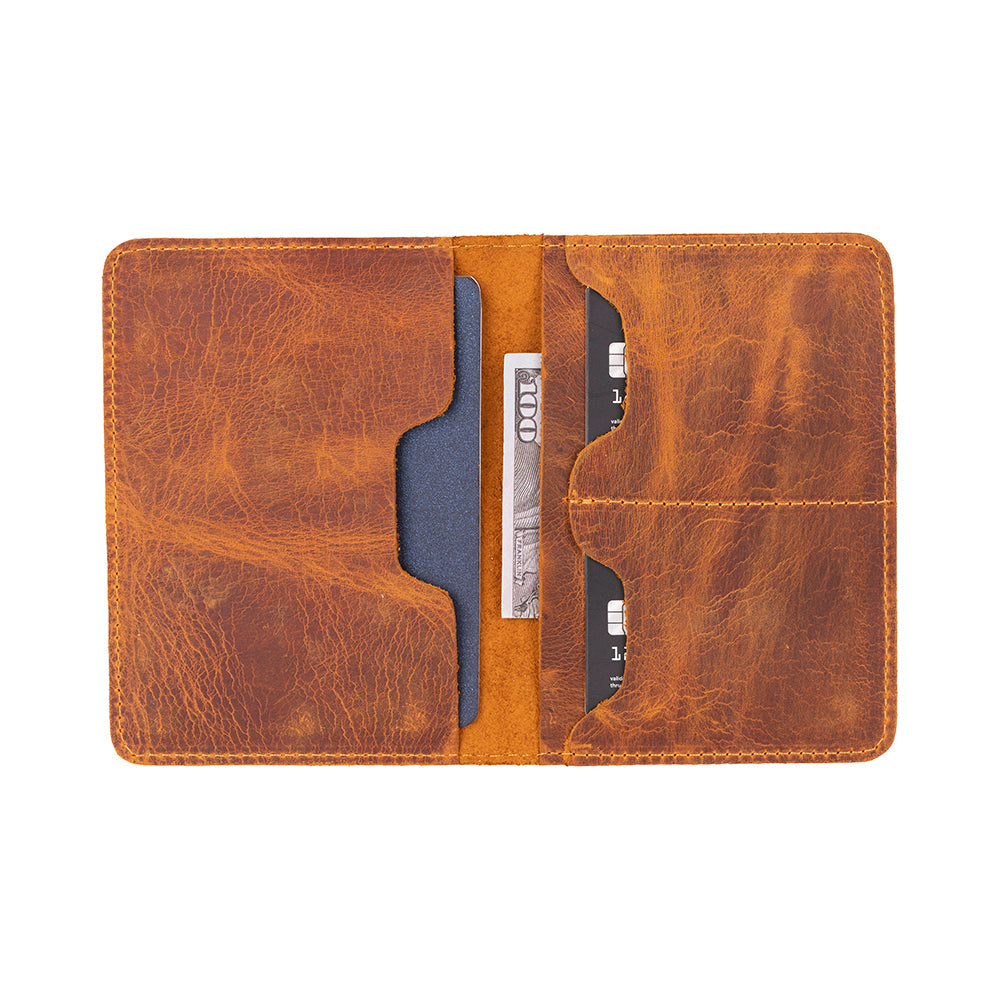 Portefeuille passeport en cuir Viaggio
