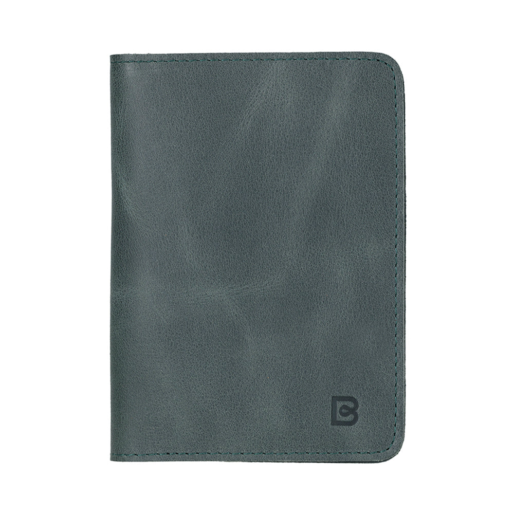 Portefeuille passeport en cuir véritable Stronova