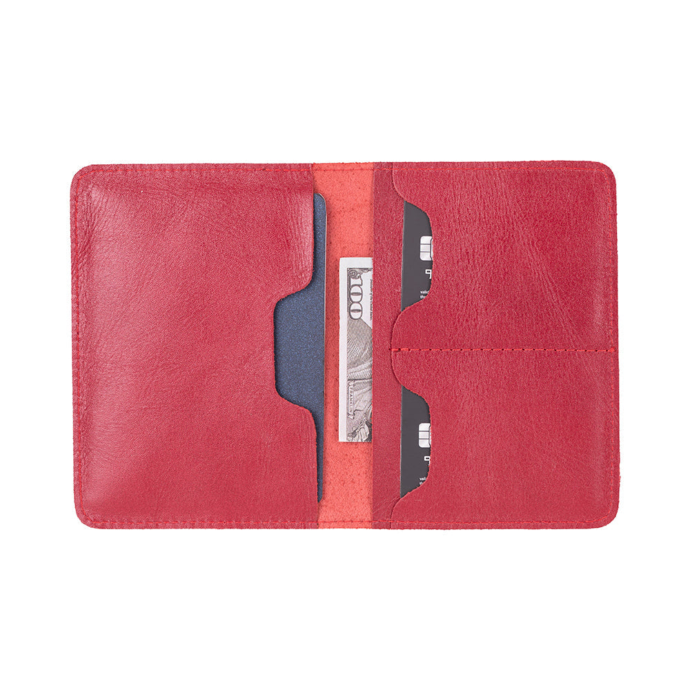 Portefeuille passeport en cuir Viaggio