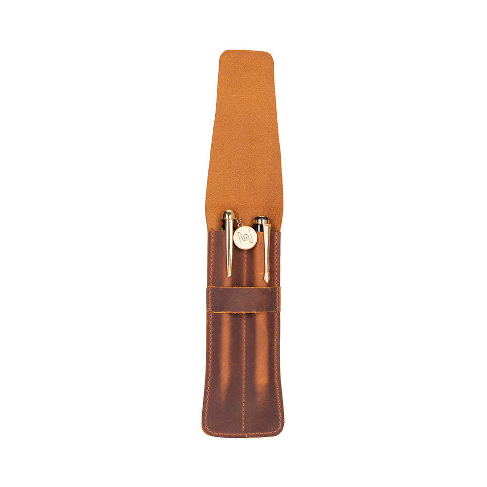 Renova Genuine Leather Pen Pouch