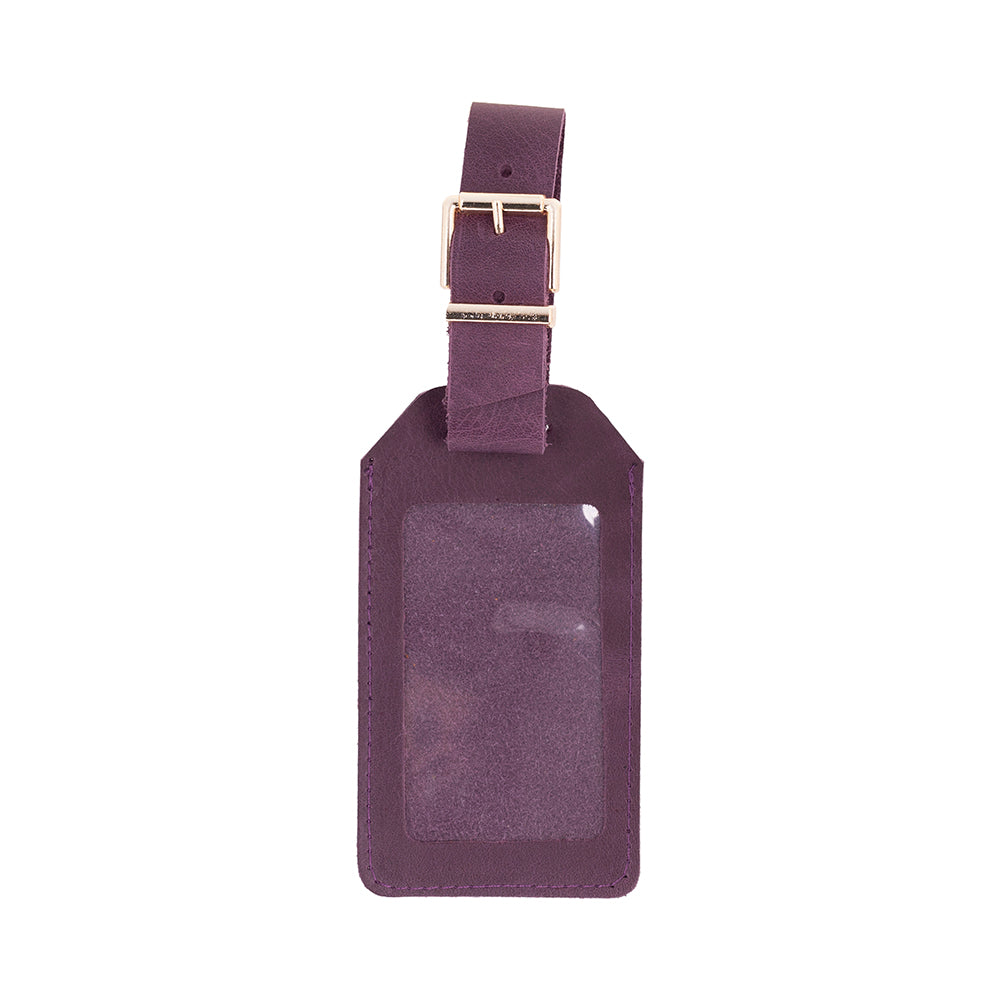 Innovix Genuine Leather Luggage Tag