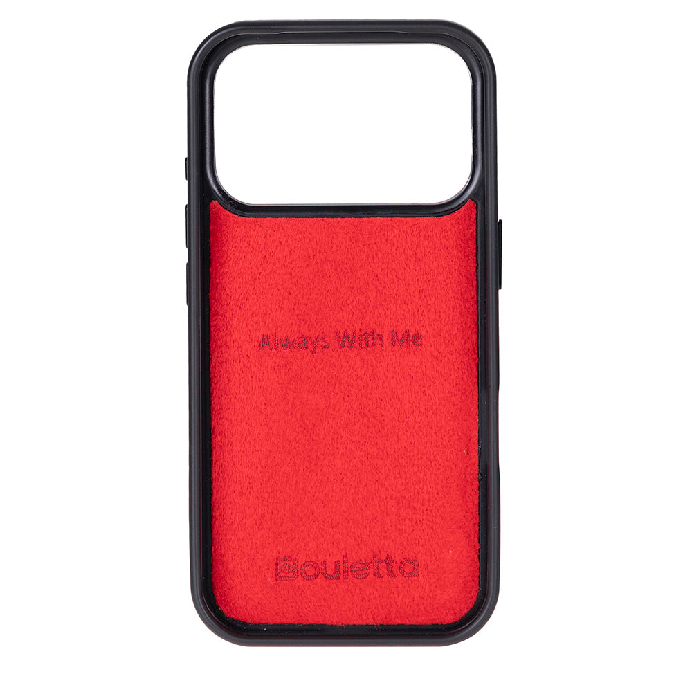 Étui en cuir avec porte-cartes pour iPhone 17 Pro (6.3")