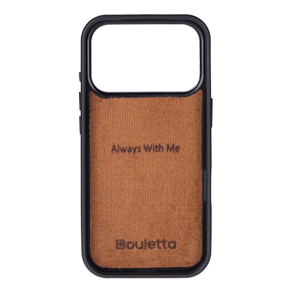 Étui en cuir avec porte-cartes pour iPhone 17 Pro (6.3")