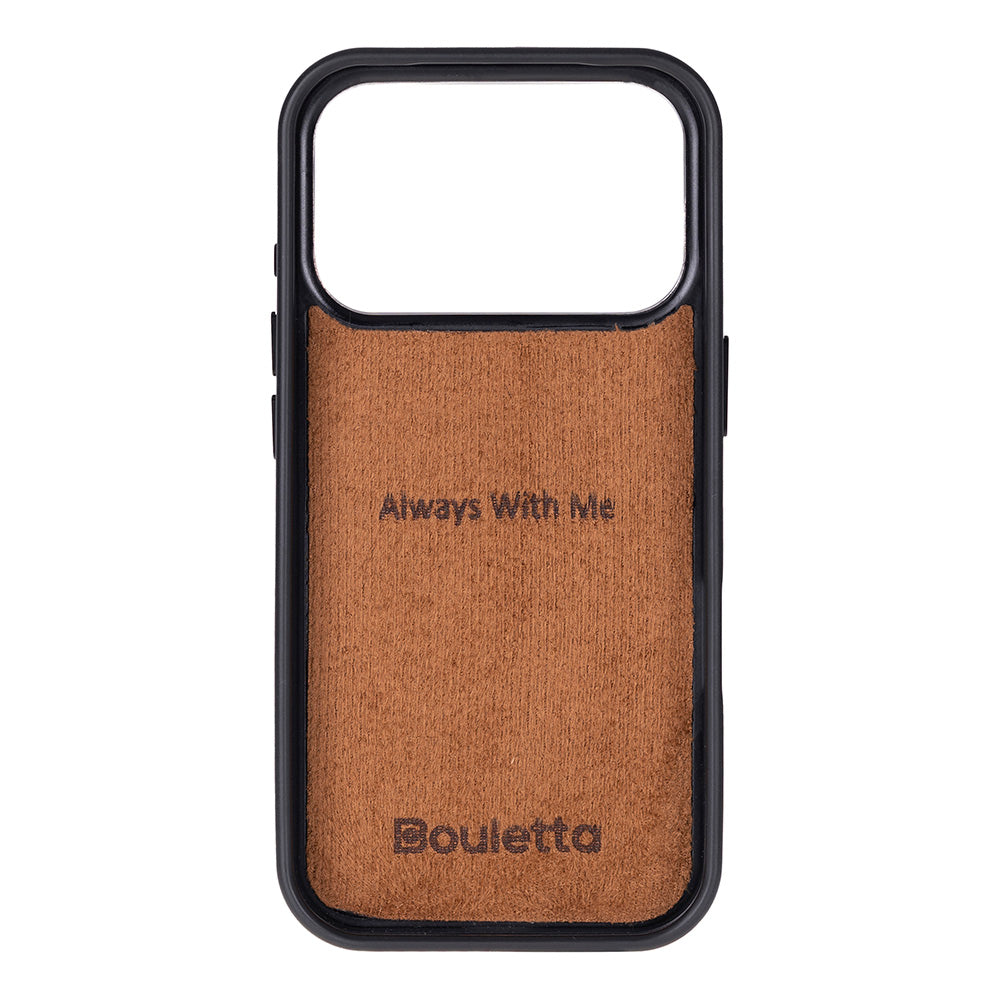 Étui en cuir avec porte-cartes pour iPhone 17 Pro (6.3")