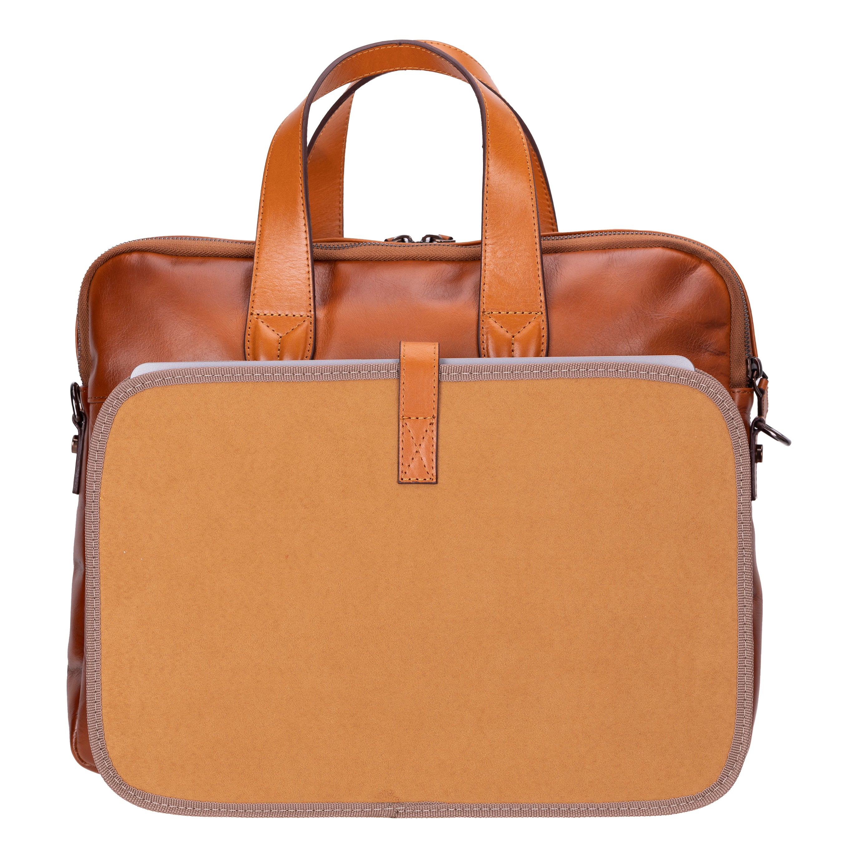 Thasos Leder Business Aktentasche / Laptoptasche 16"