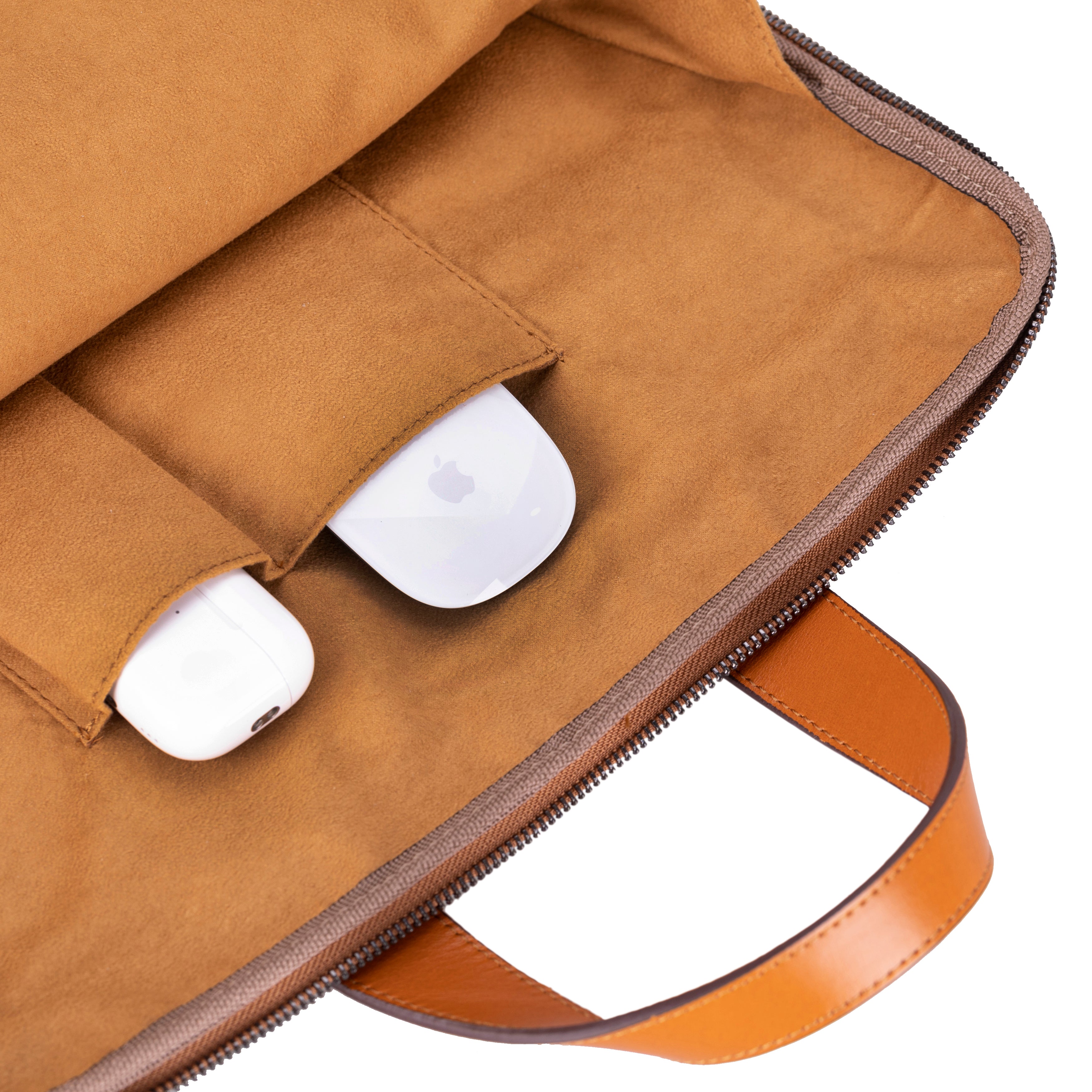 Thasos Leder Business Aktentasche / Laptoptasche 16"