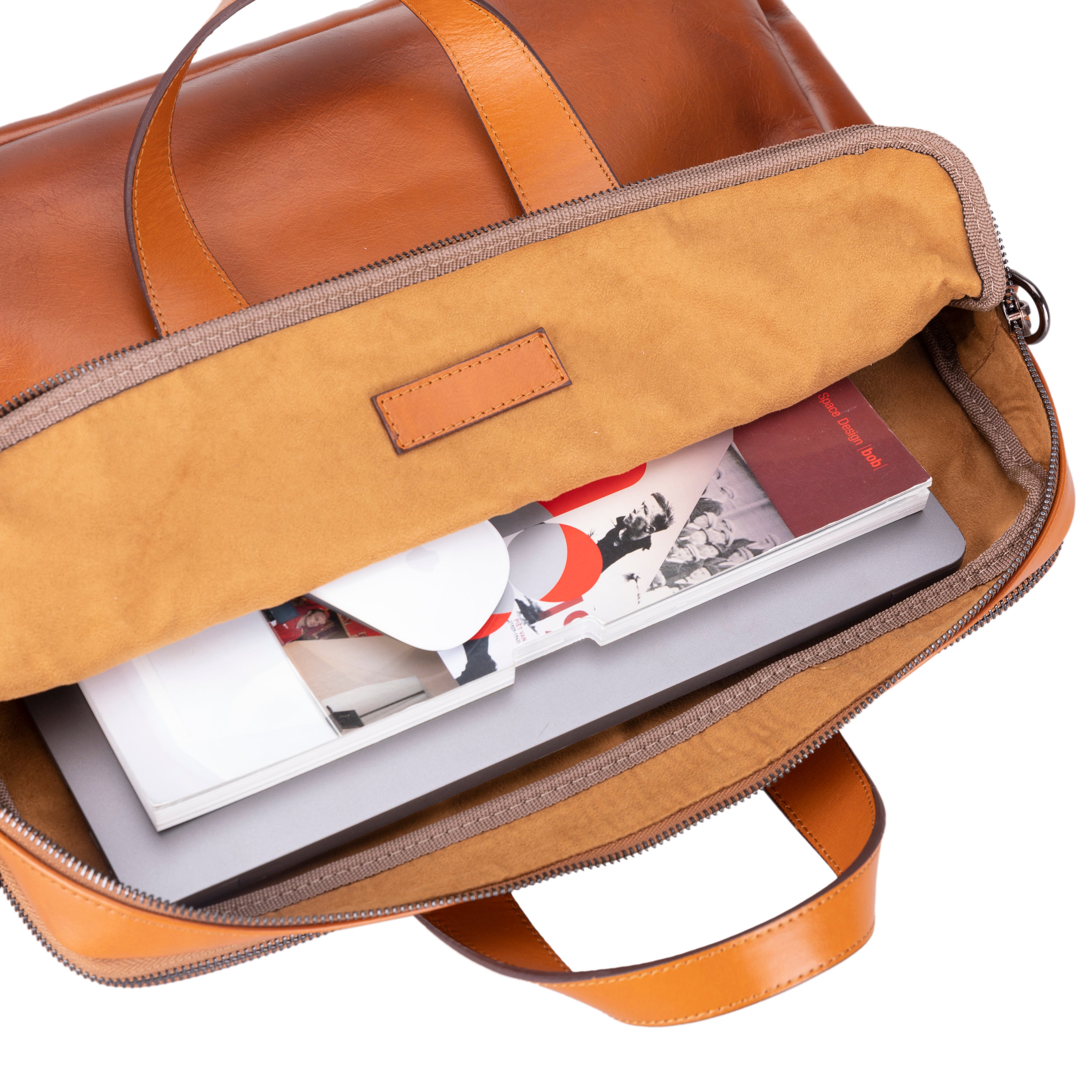 Thasos Leder Business Aktentasche / Laptoptasche 16"