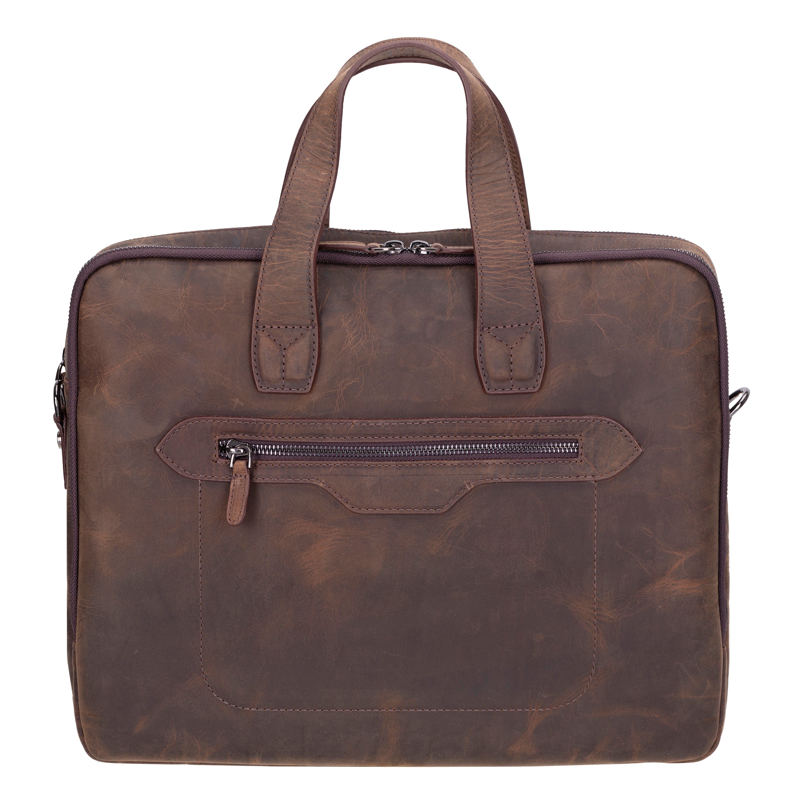 Thasos Leder Business Aktentasche / Laptoptasche 16"