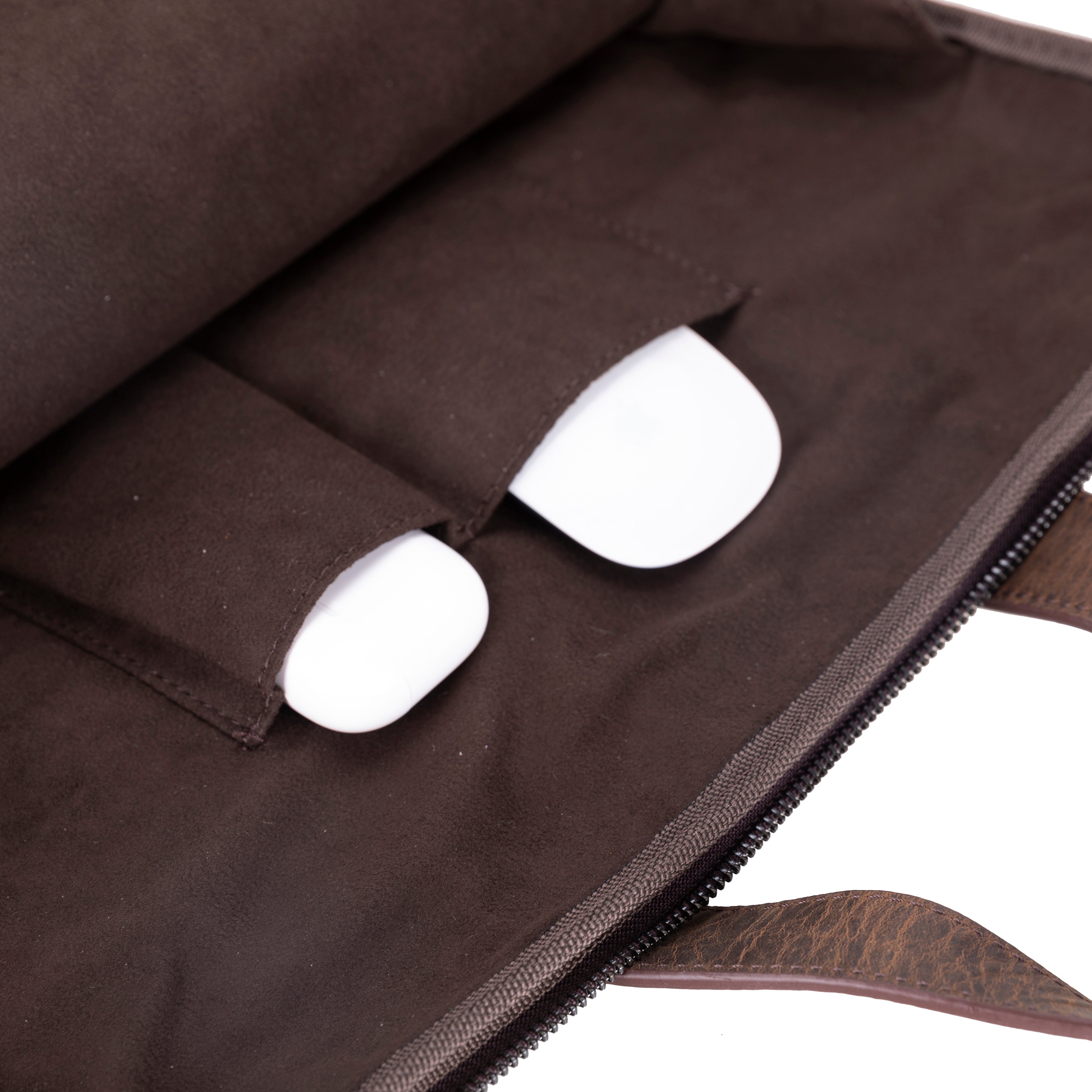 Thasos Leder Business Aktentasche / Laptoptasche 16"