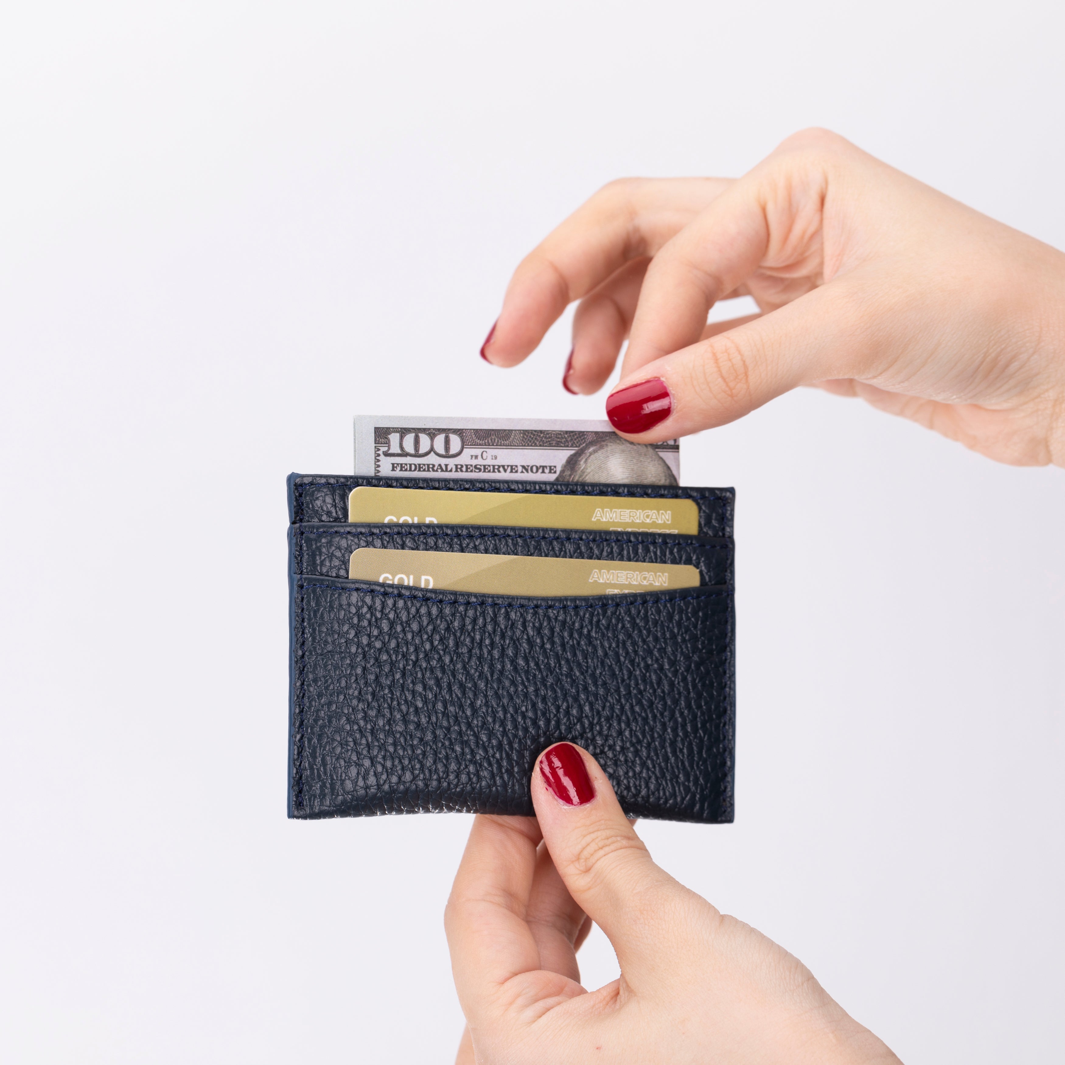Porte-cartes en cuir Luxeyard