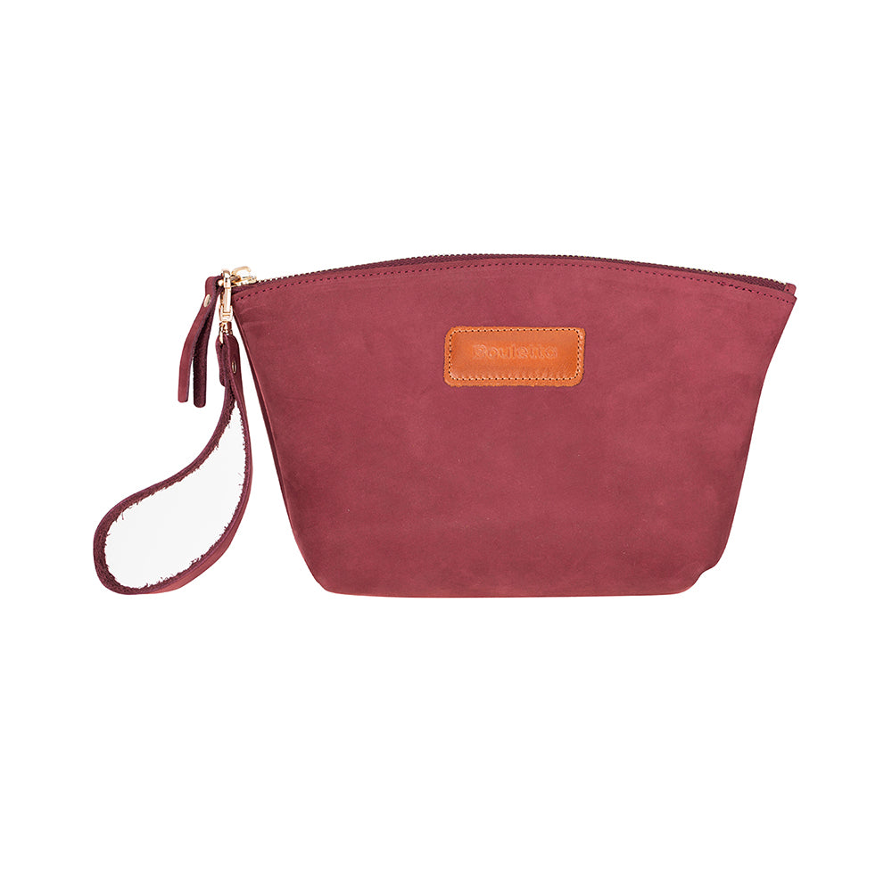 Nimora Genuine Leather Dopp Kit Make Up Bag