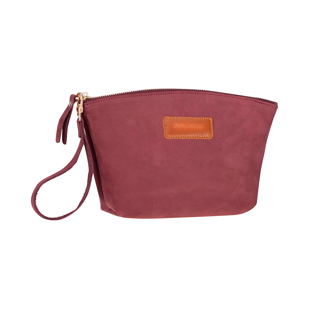 Nimora Genuine Leather Dopp Kit Make Up Bag