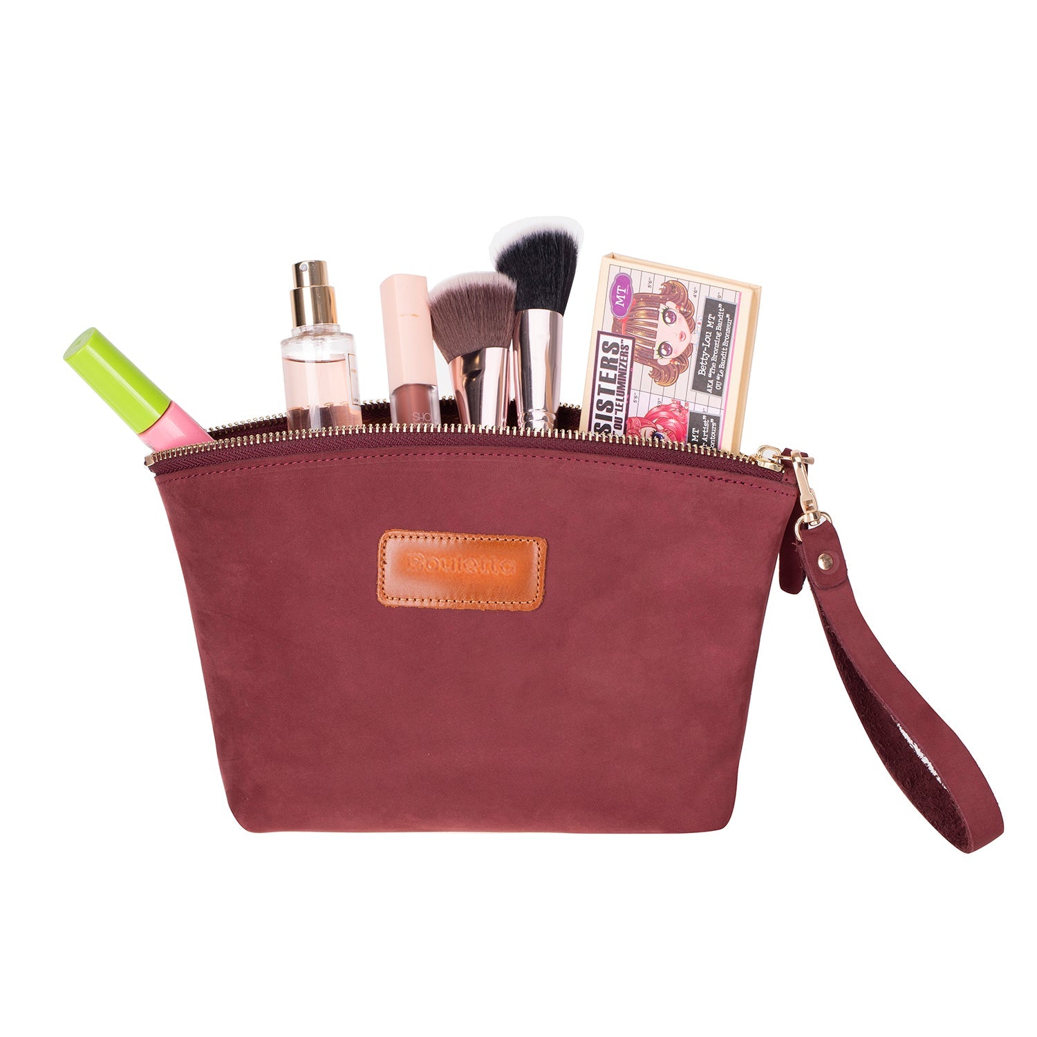 Nimora Genuine Leather Dopp Kit Make Up Bag