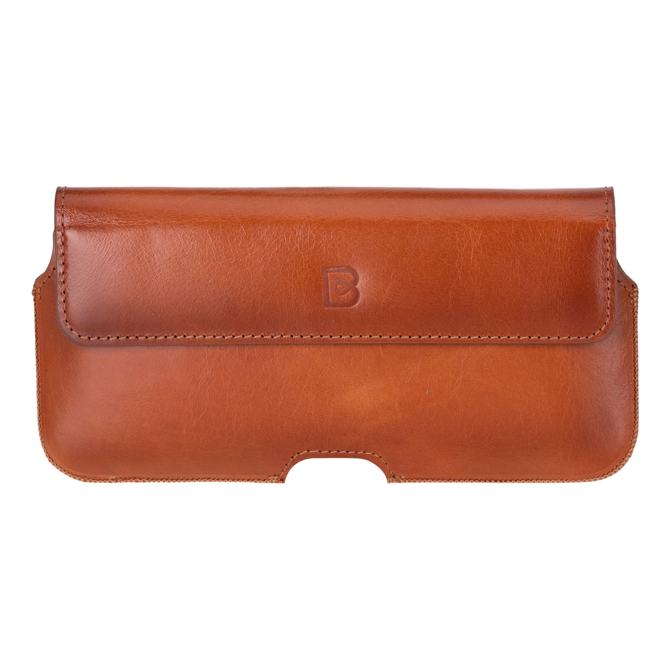Aslant Belt iPhone 16 Pro (6.3") Leather Case