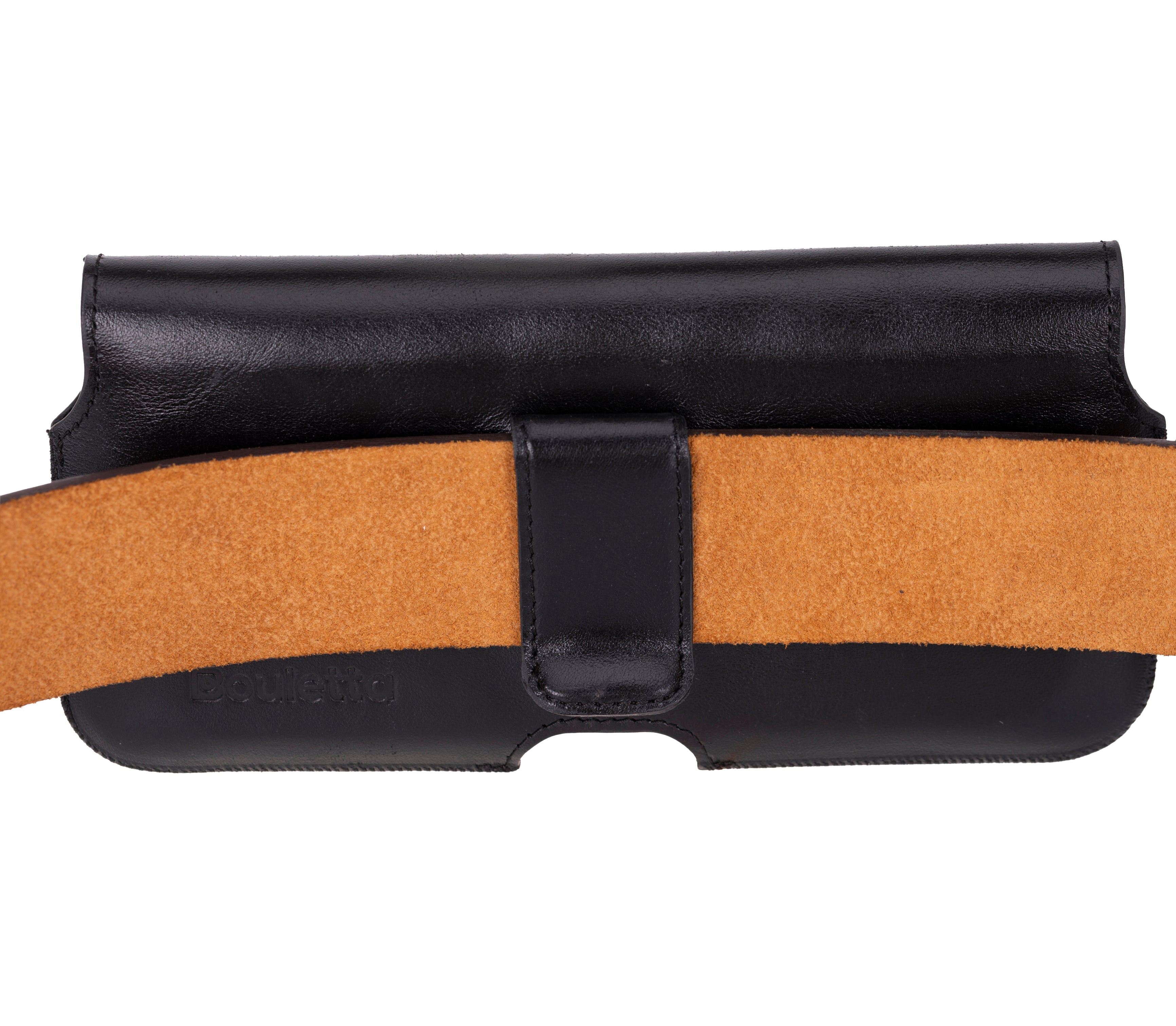 Aslant Belt iPhone 16 Pro (6.3") Leather Case