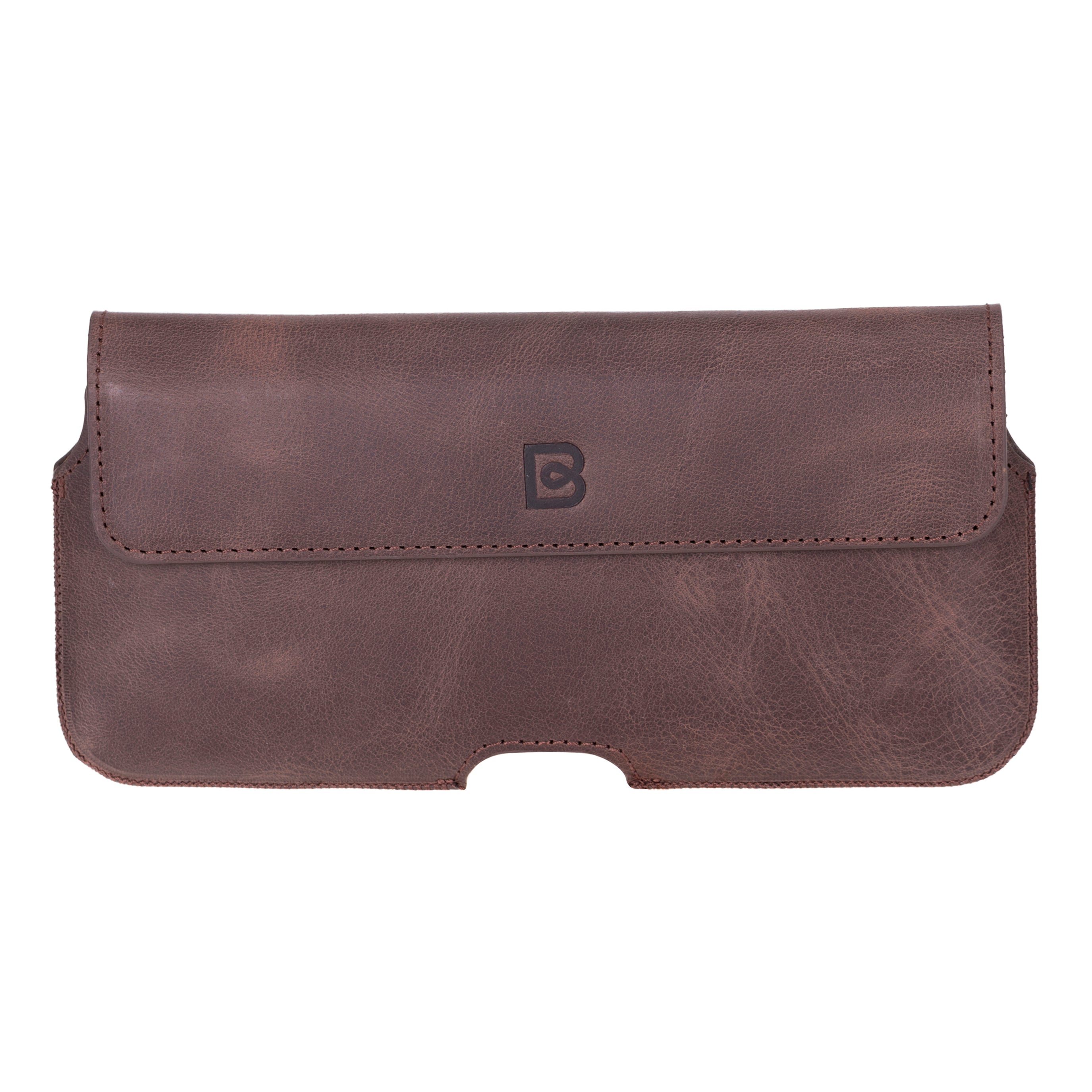 Aslant Belt iPhone 16 Pro (6.3") Leather Case