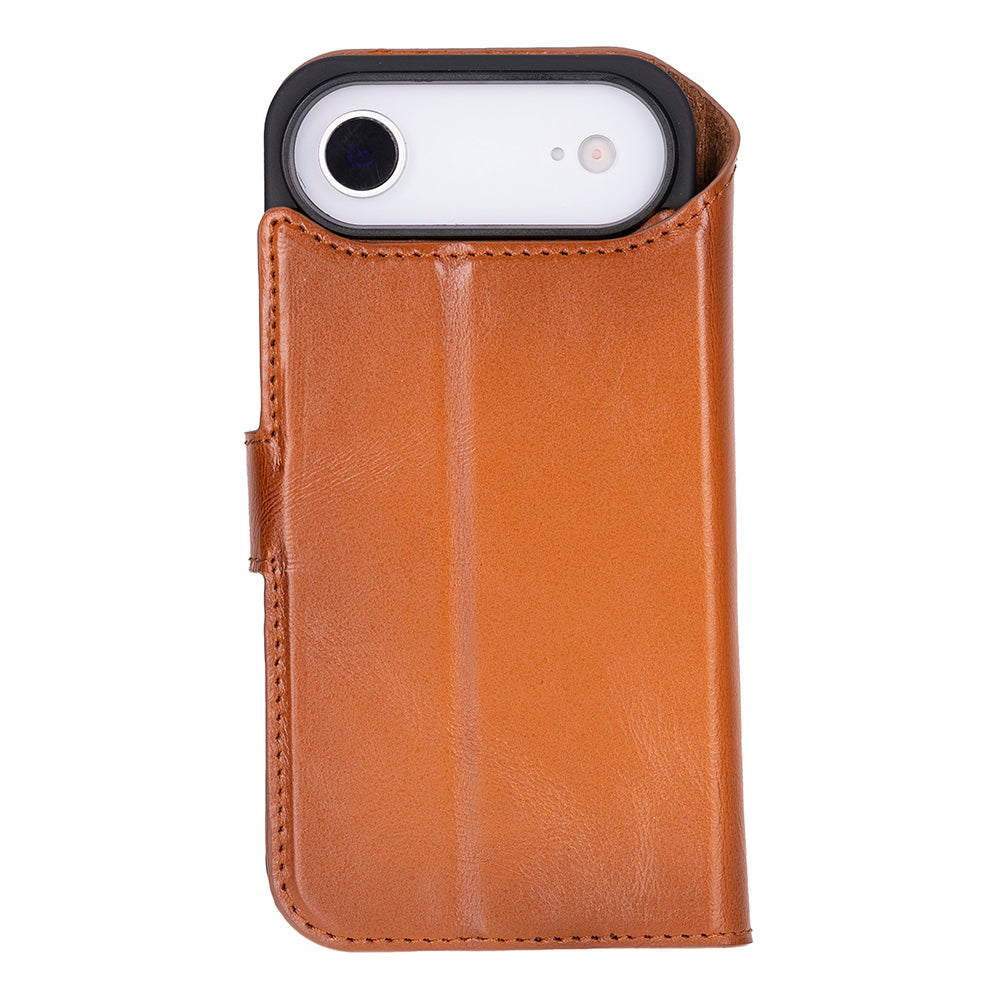 Étui portefeuille en cuir pour iPhone 17 Air (6.5")