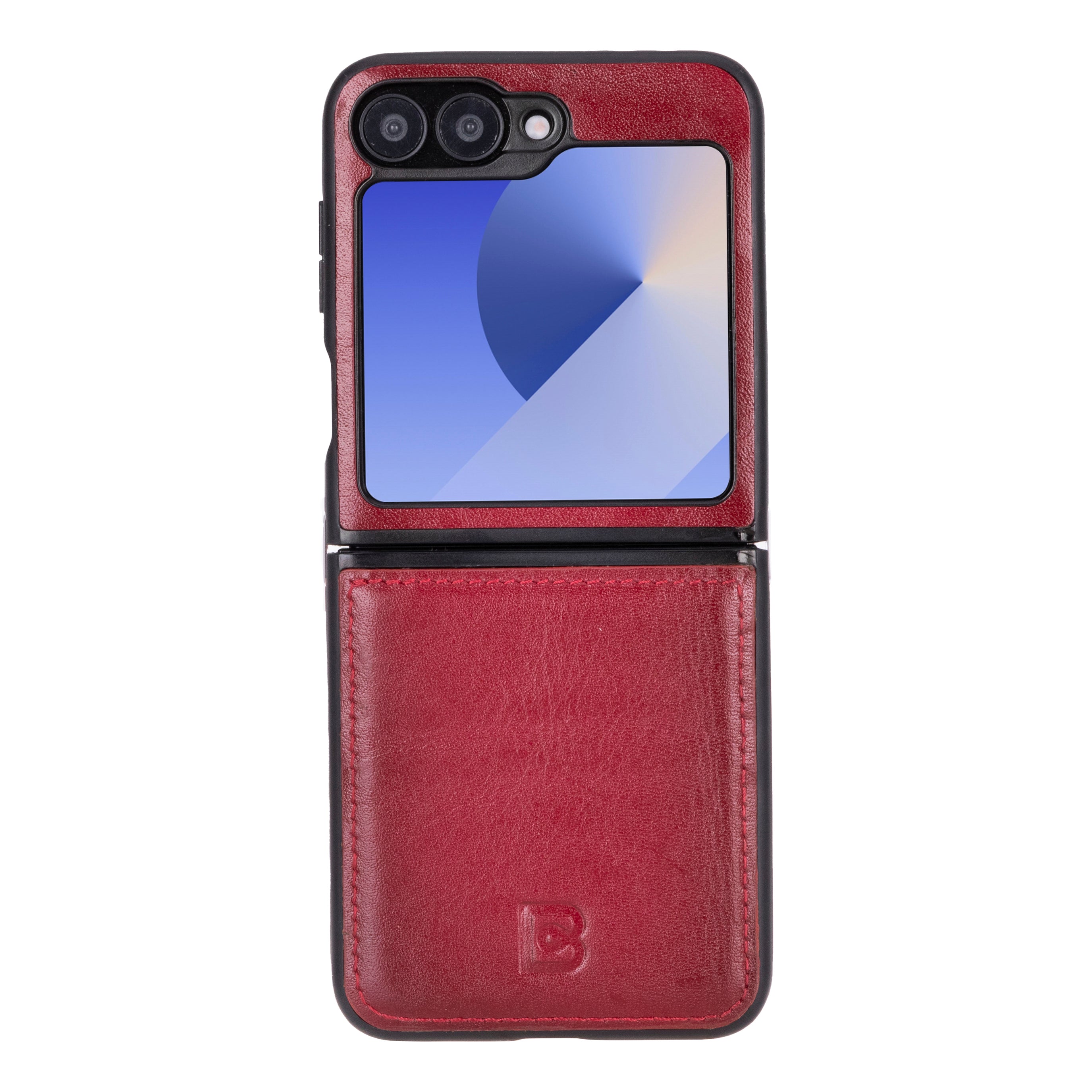 Samsung Galaxy Z Flip 6 Genuine Leather Back Cover Case
