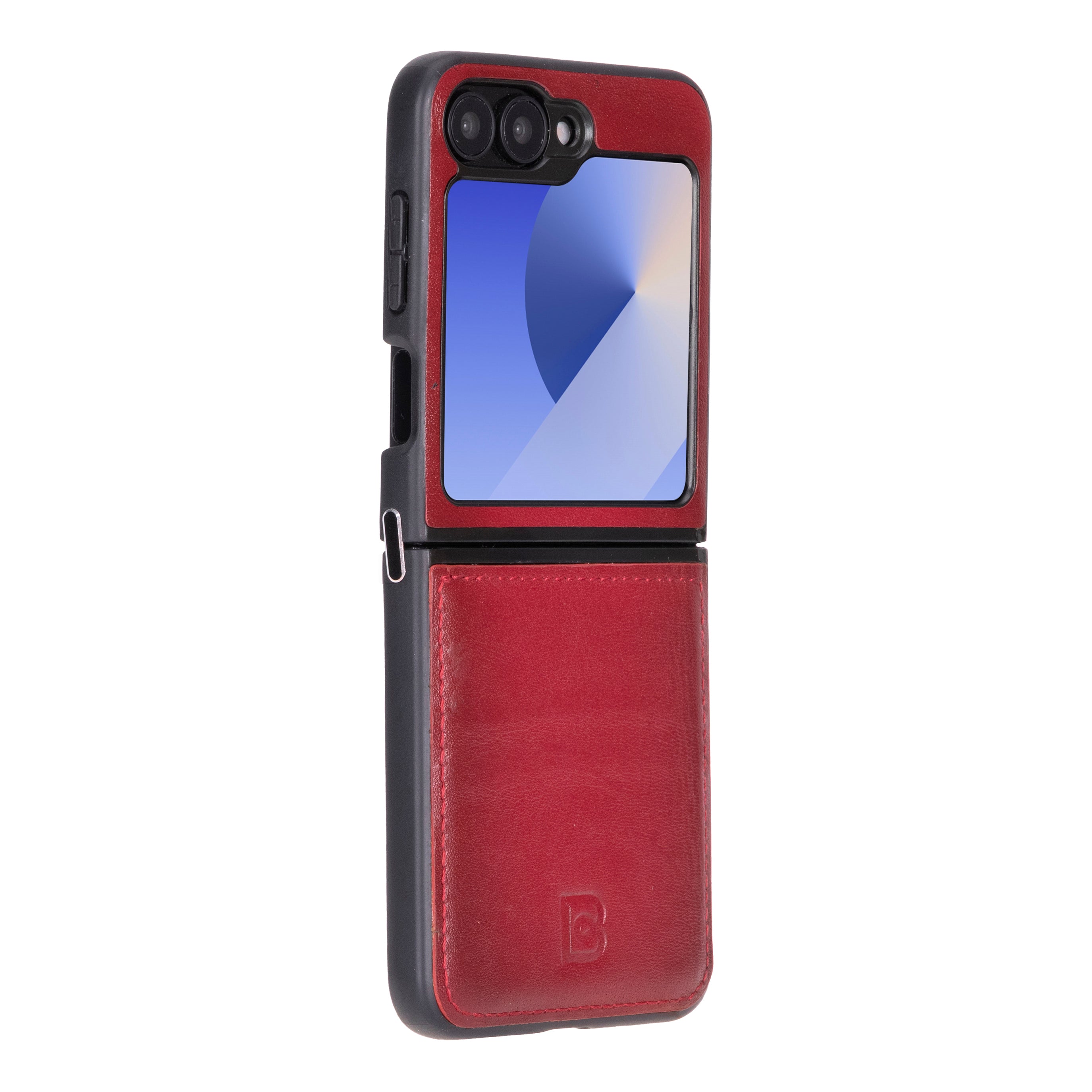 Samsung Galaxy Z Flip 6 Genuine Leather Back Cover Case