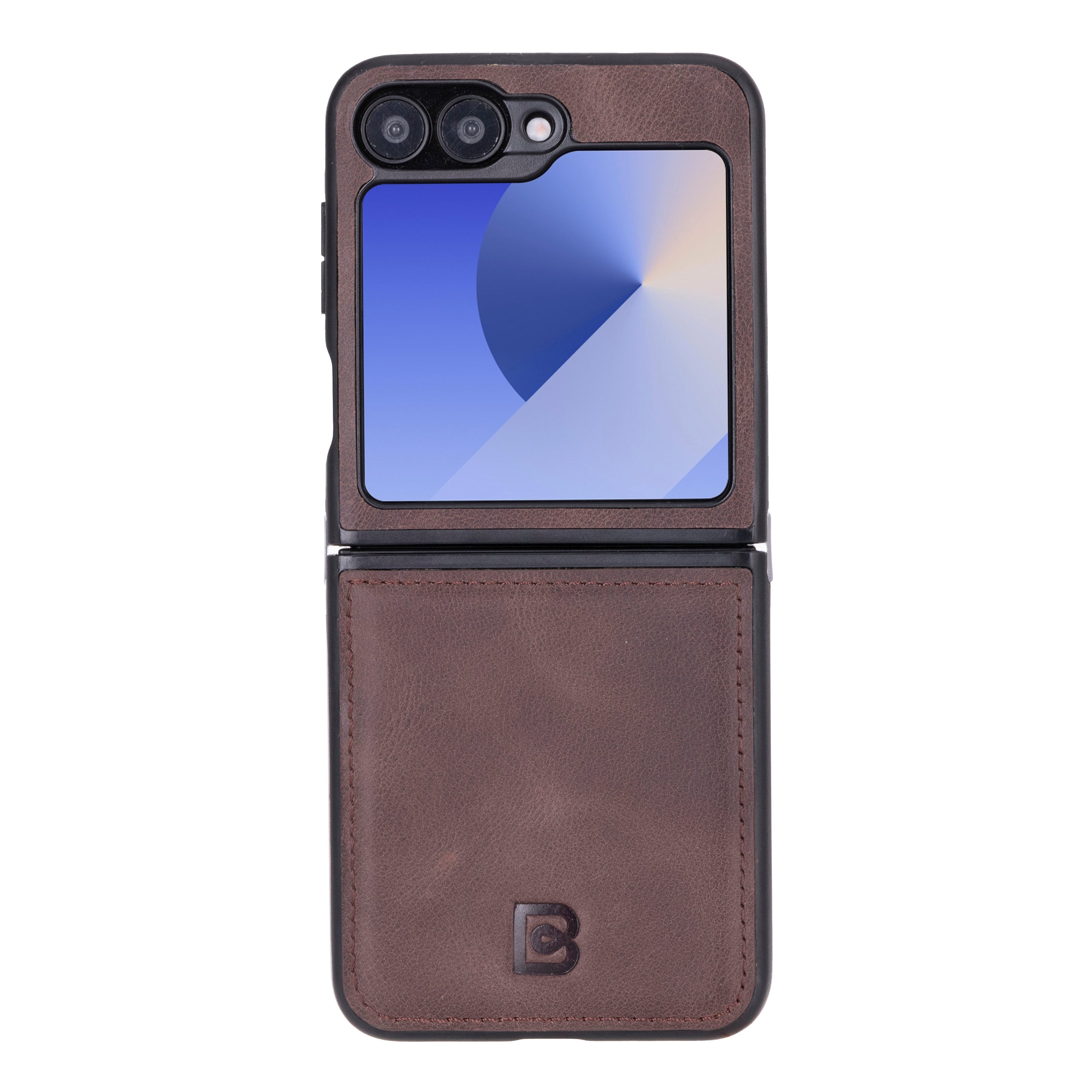 Samsung Galaxy Z Flip 6 Genuine Leather Back Cover Case