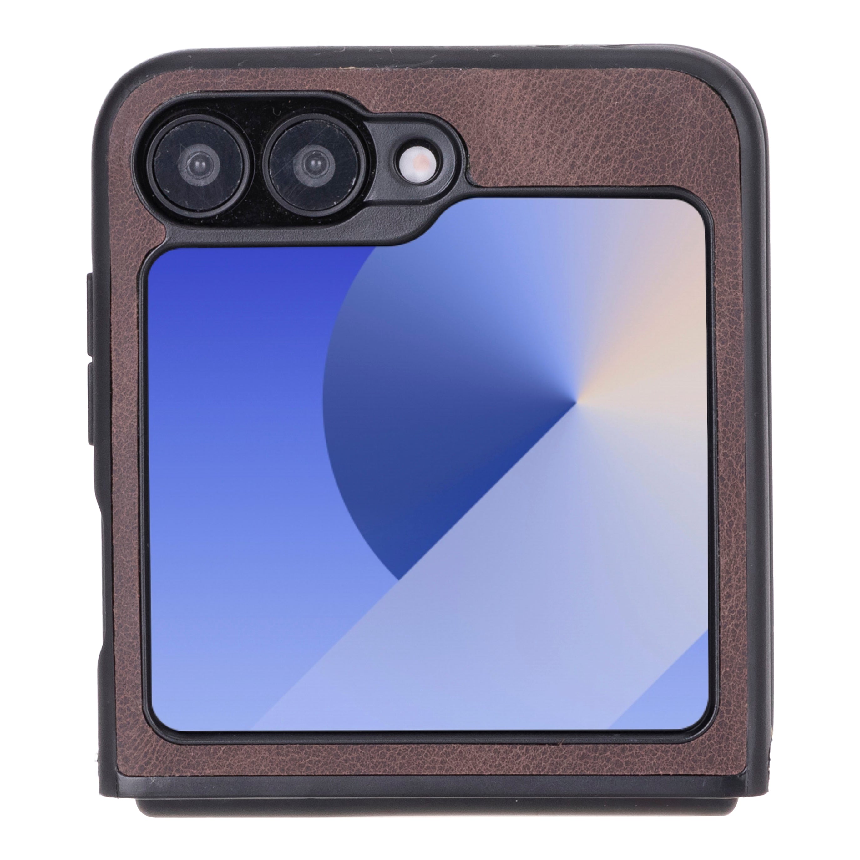 Samsung Galaxy Z Flip 6 Genuine Leather Back Cover Case