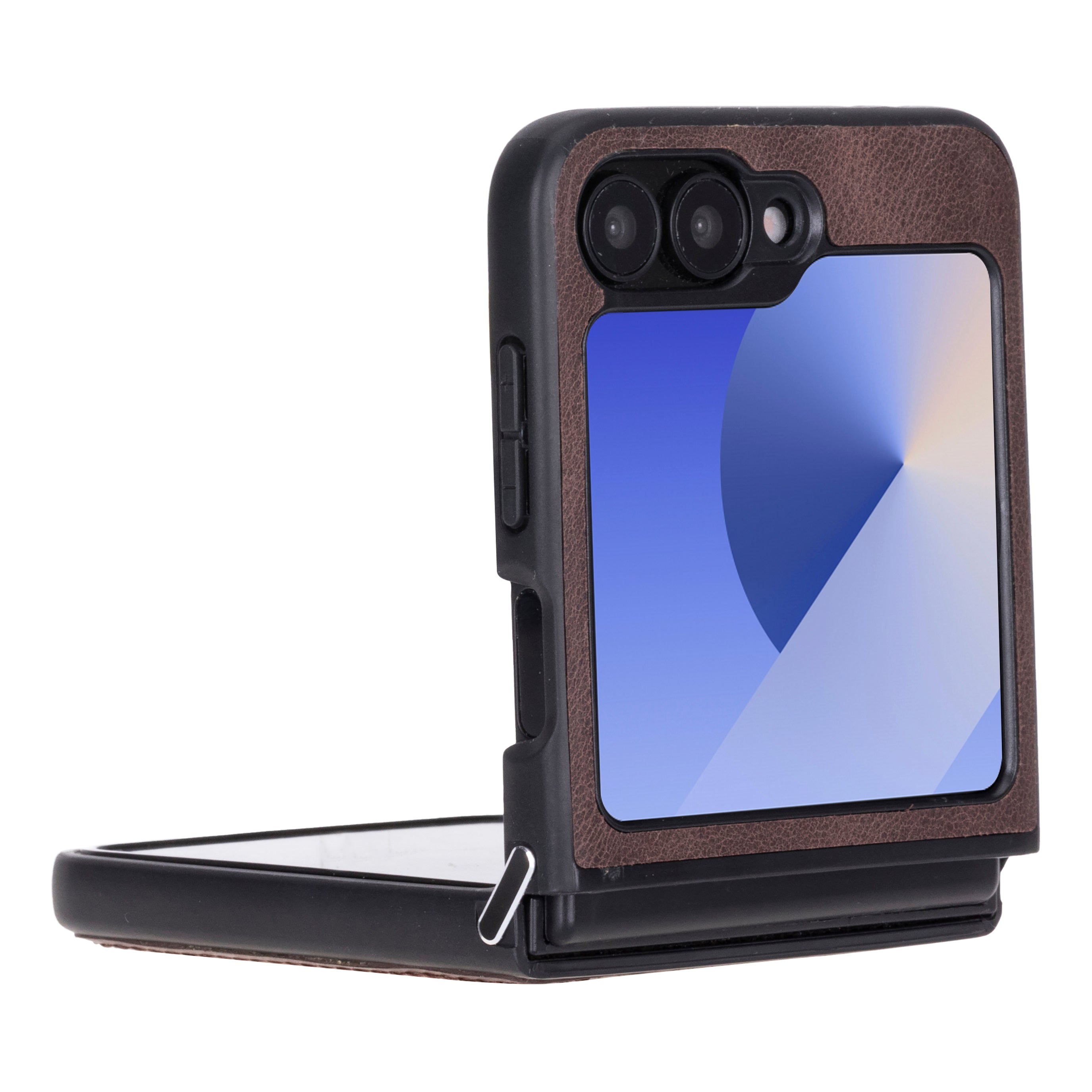 Samsung Galaxy Z Flip 6 Genuine Leather Back Cover Case