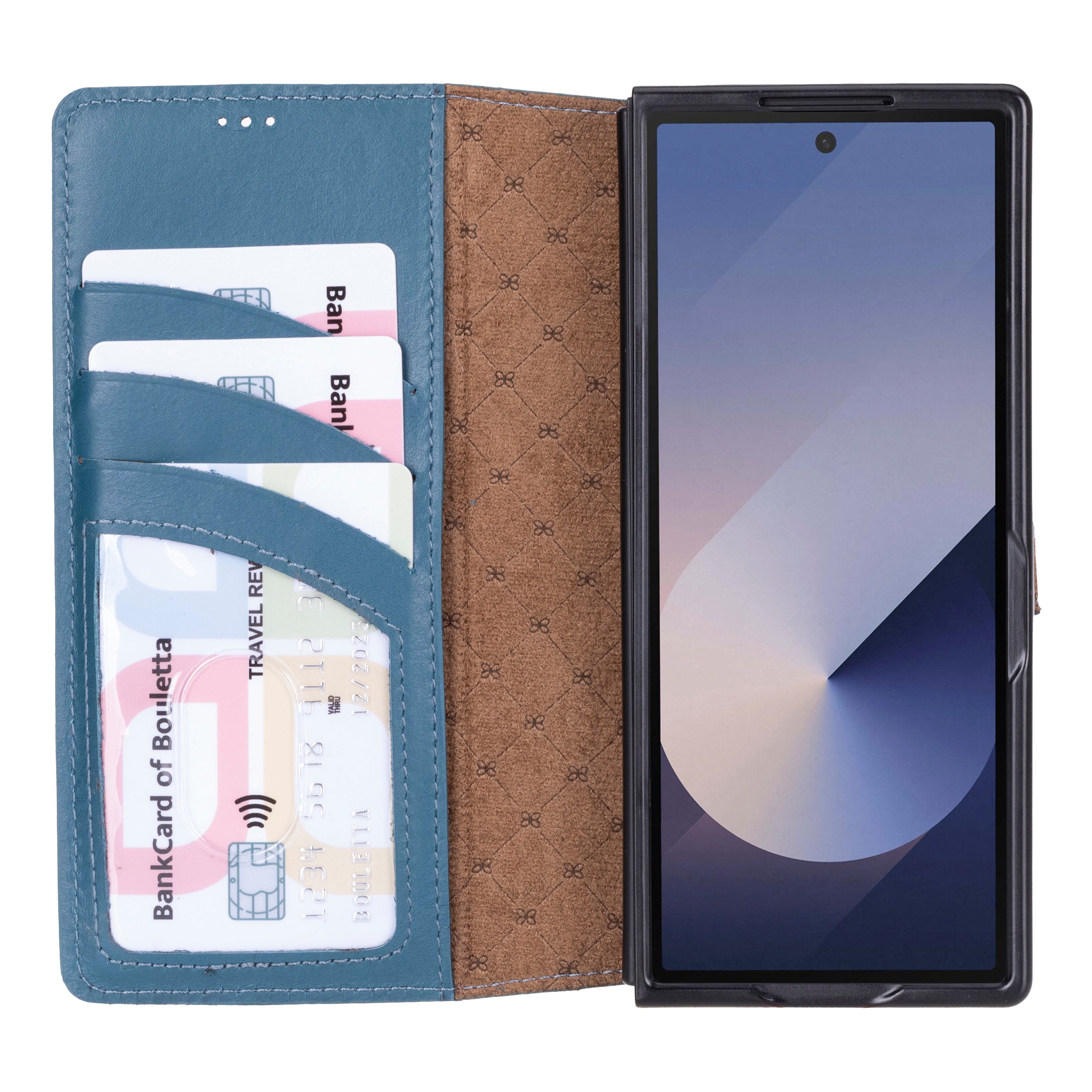 Samsung Galaxy Z Fold 6 Leather ID Folio Wallet Case