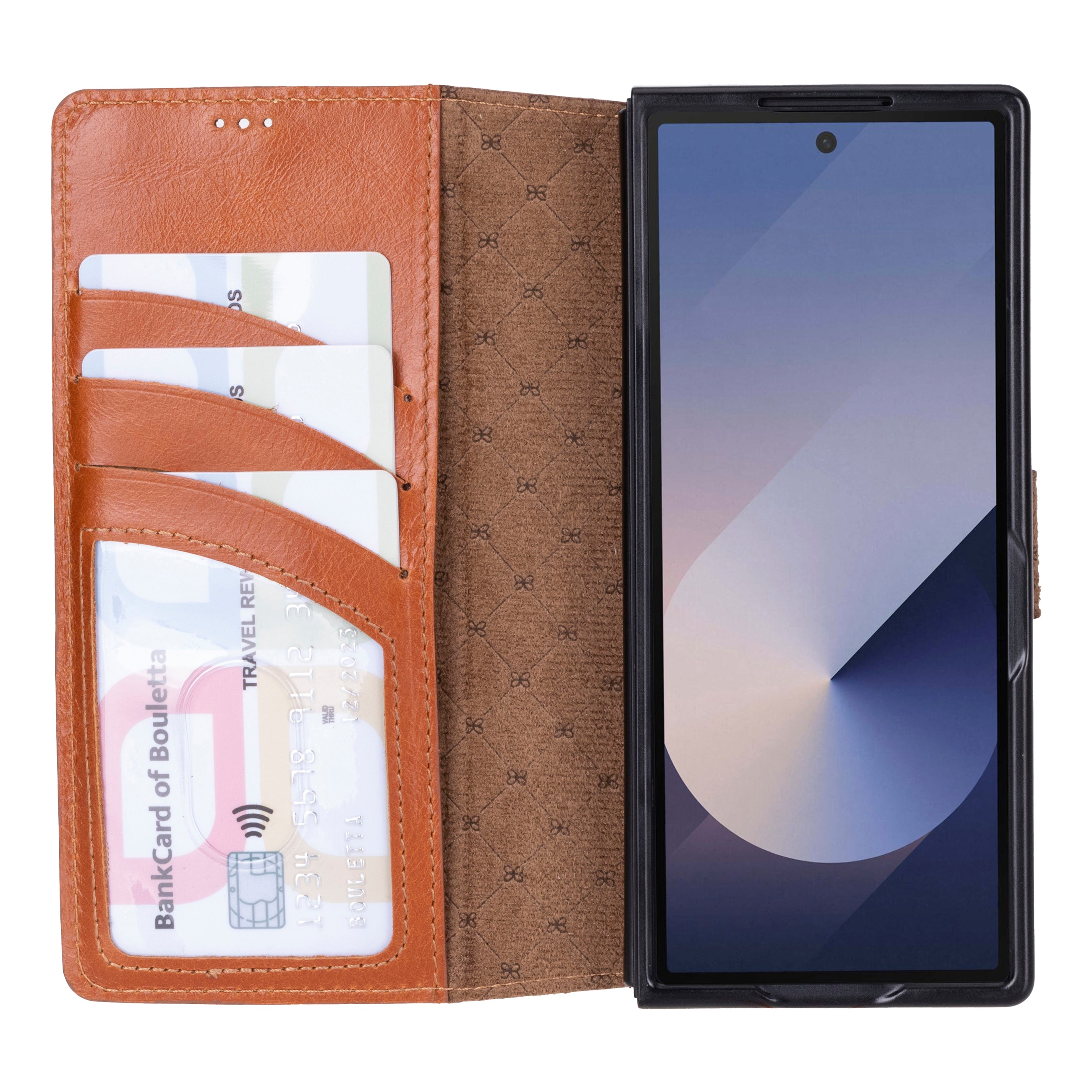 Samsung Galaxy Z Fold 6 Leather ID Folio Wallet Case