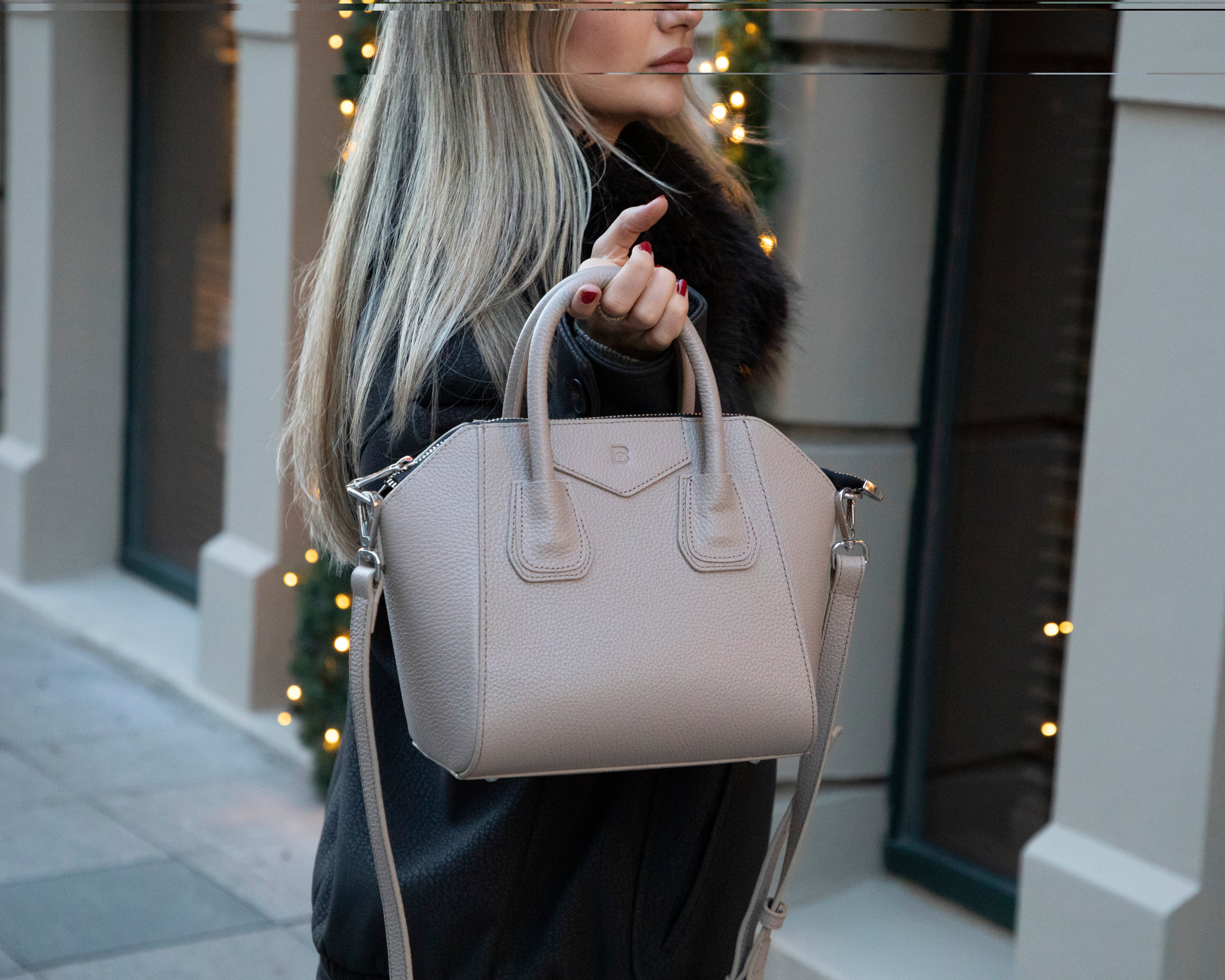 Oran Women's Leather Bag, Medium