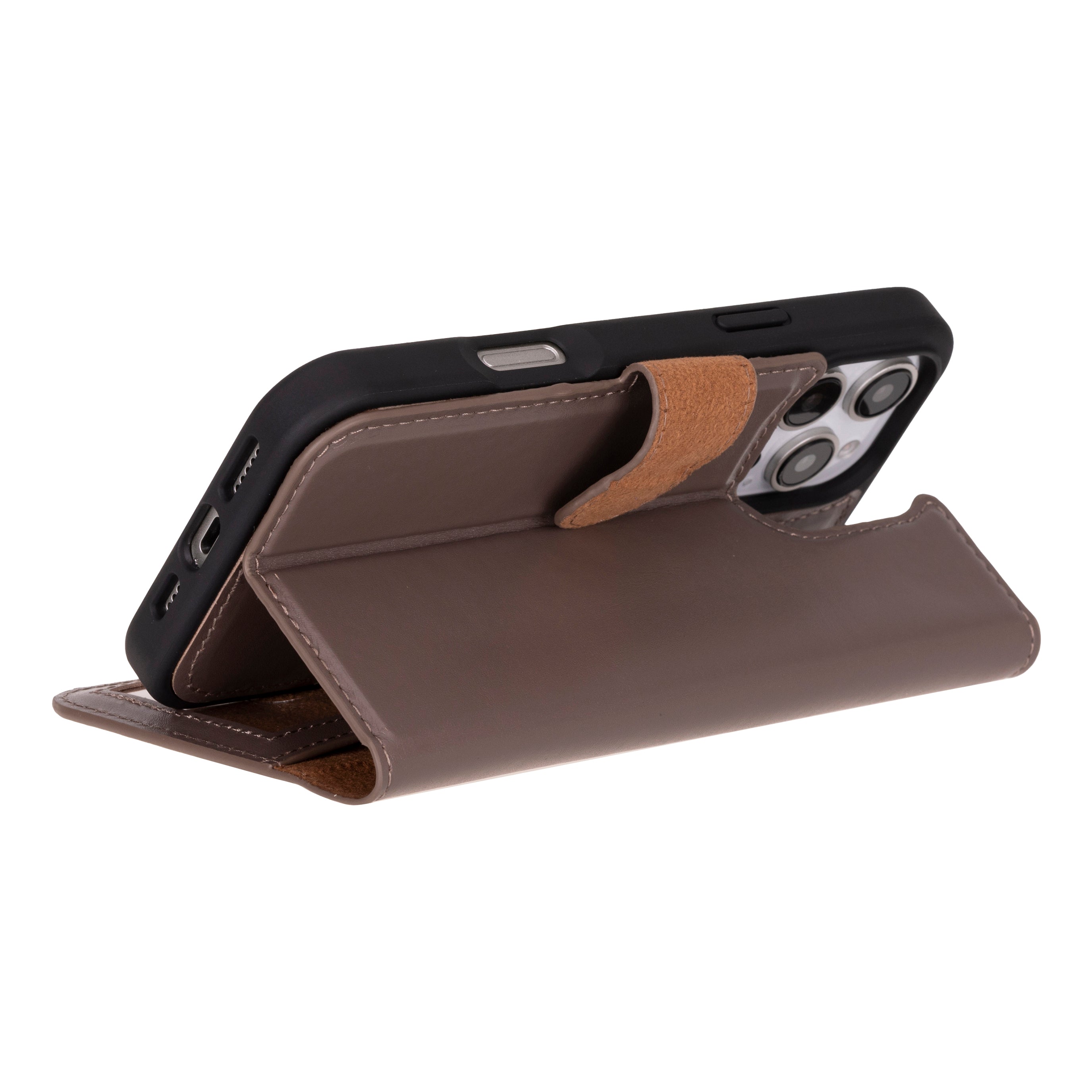 Étui portefeuille amovible en cuir pour iPhone 17 Pro Max