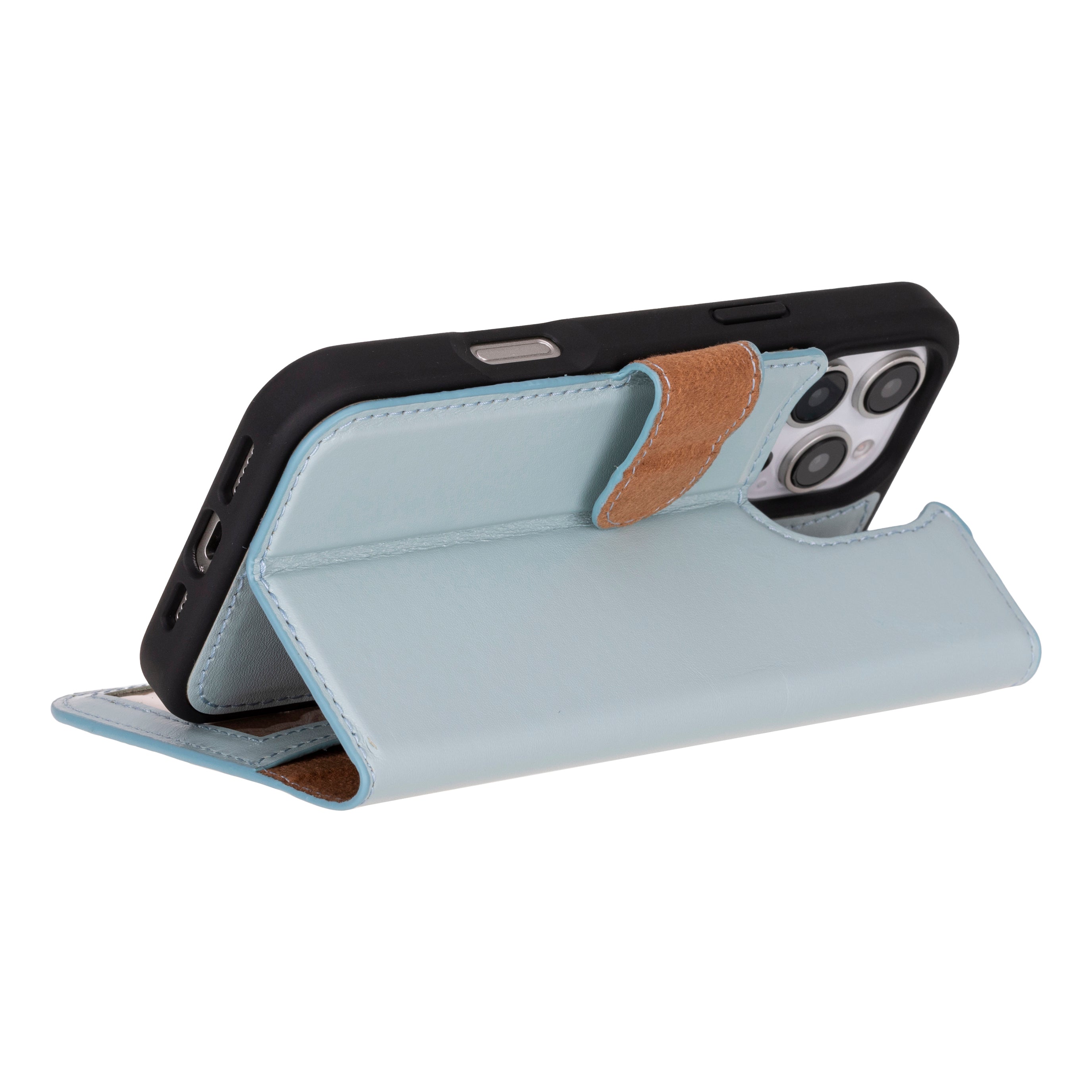 Étui portefeuille amovible en cuir pour iPhone 17 Pro Max