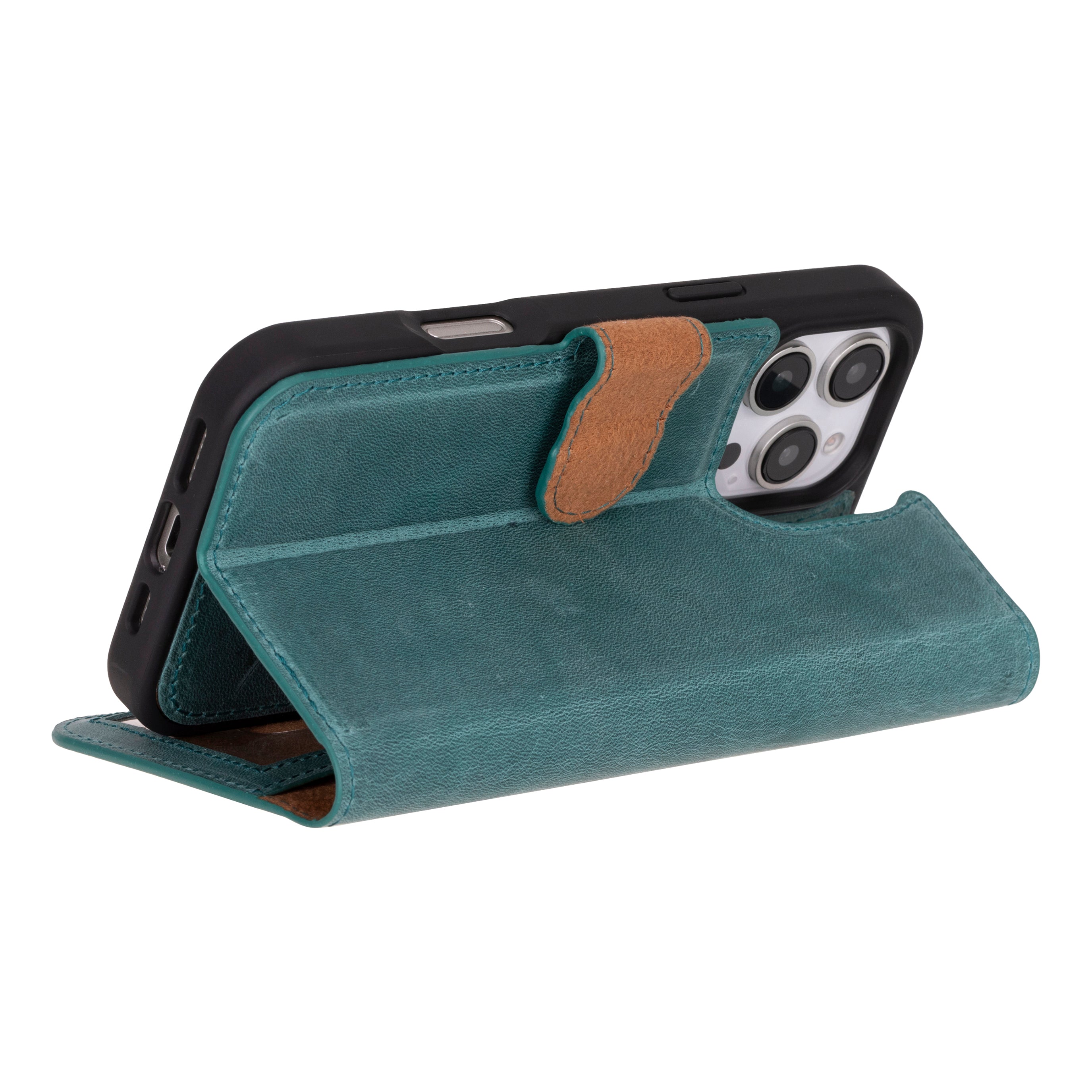 Étui portefeuille amovible en cuir pour iPhone 17 Pro Max