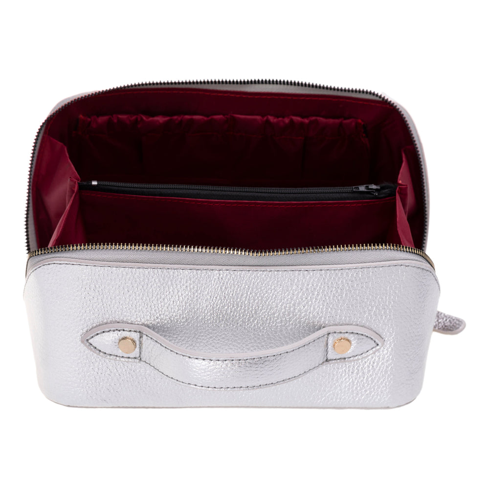 Ella Leather Makeup Bag
