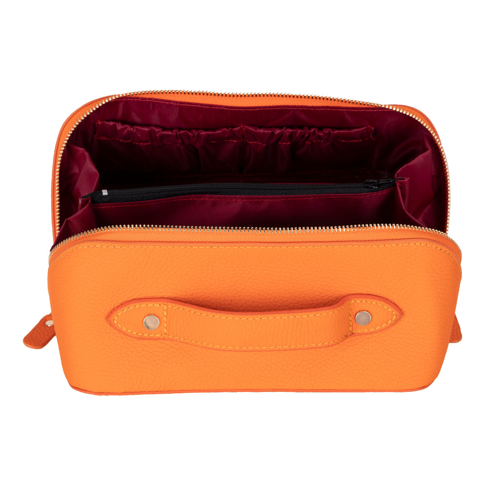 Ella Leather Makeup Bag