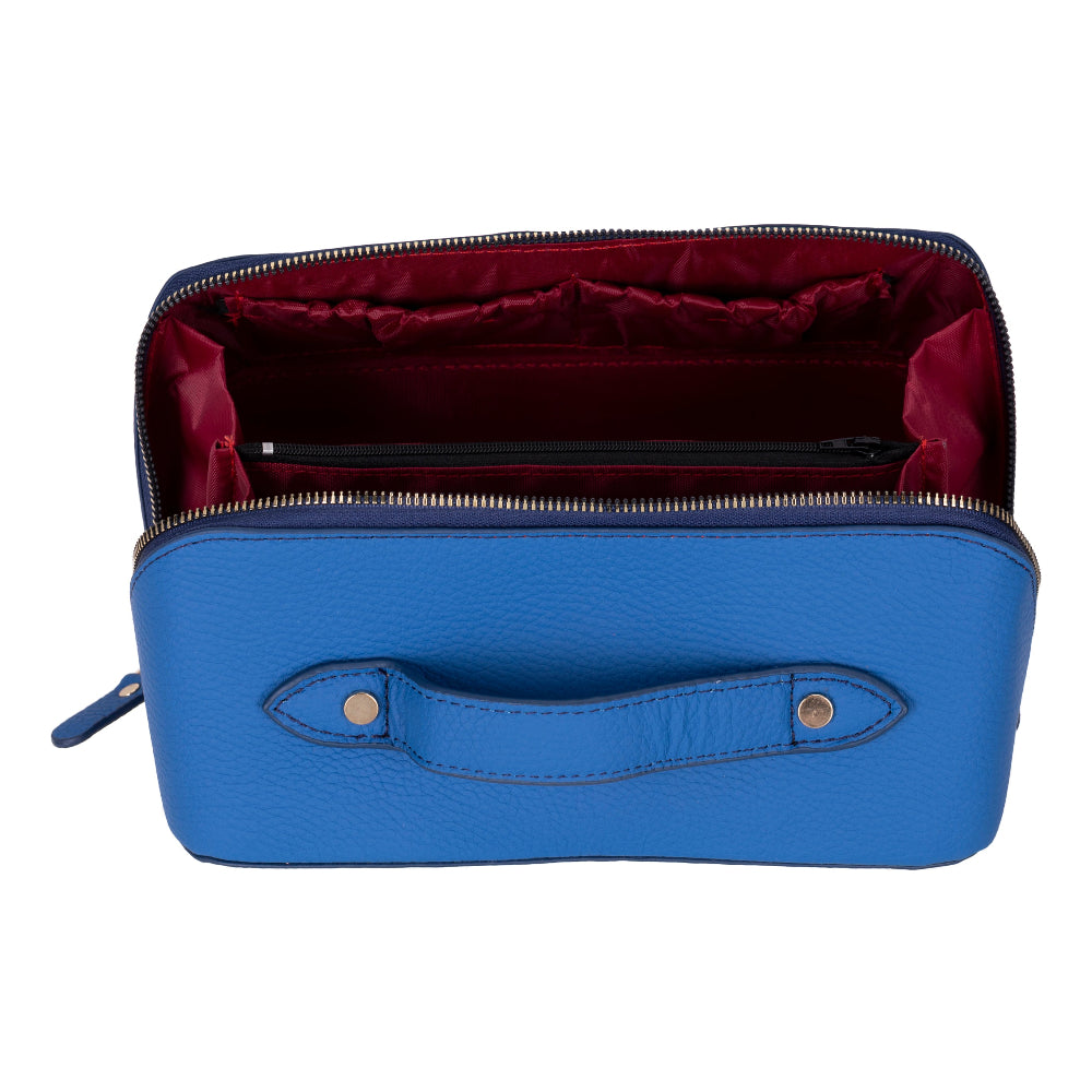 Ella Leather Makeup Bag