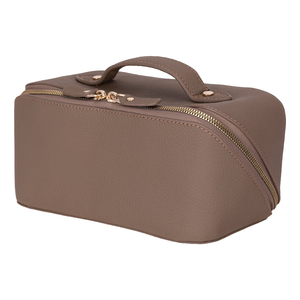 Ella Leather Makeup Bag