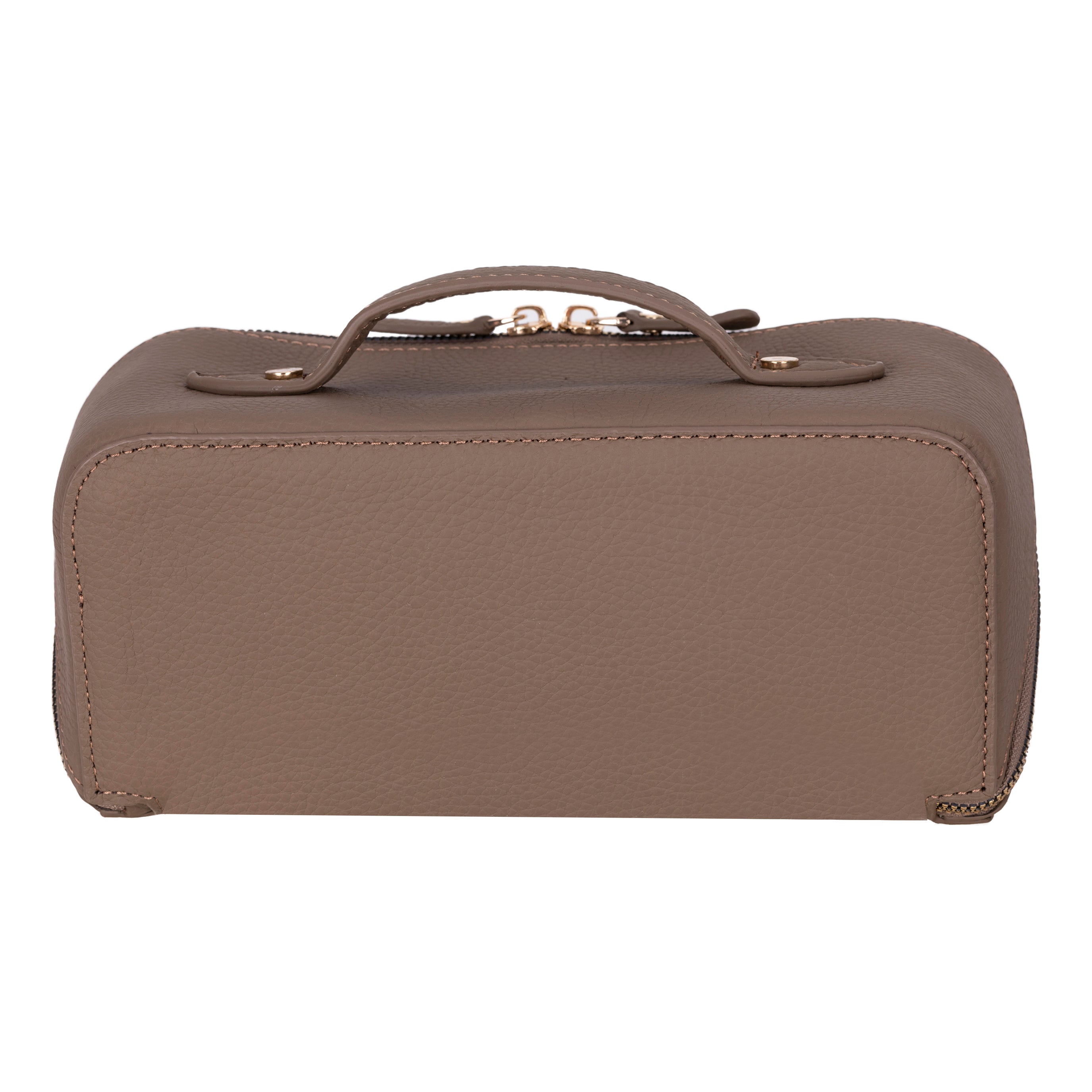 Soluno Genuine Leather Make up Bag