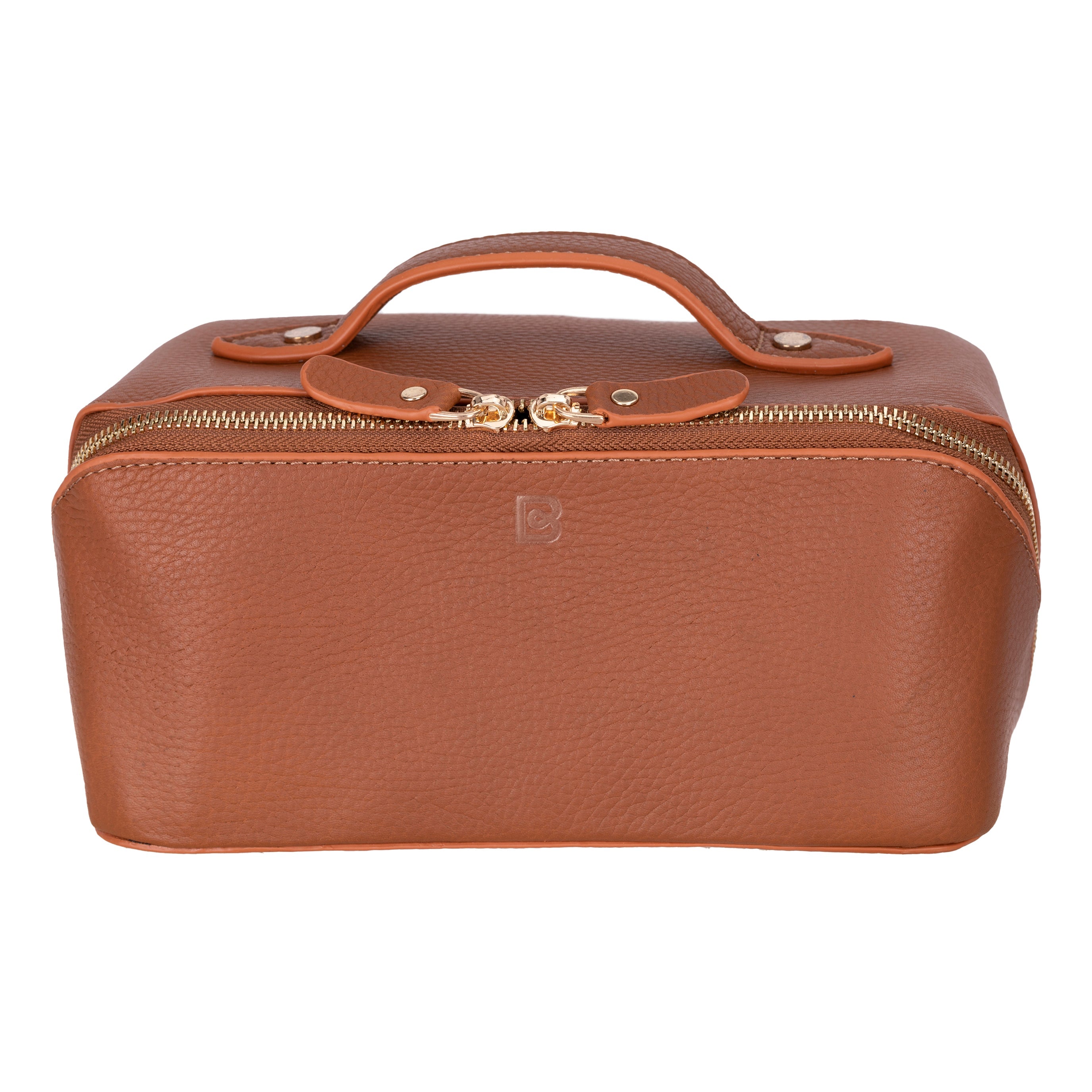 Soluno Genuine Leather Make up Bag