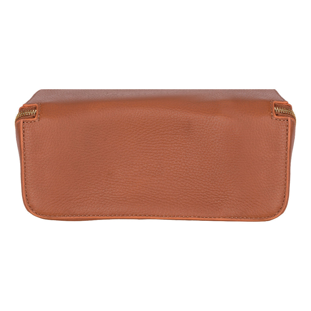 Ella Leather Makeup Bag